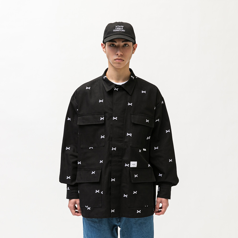 [現貨] WTAPS JUNGLE 01 / LS / COTTON. OXFORD. TEXTILE | BLACK