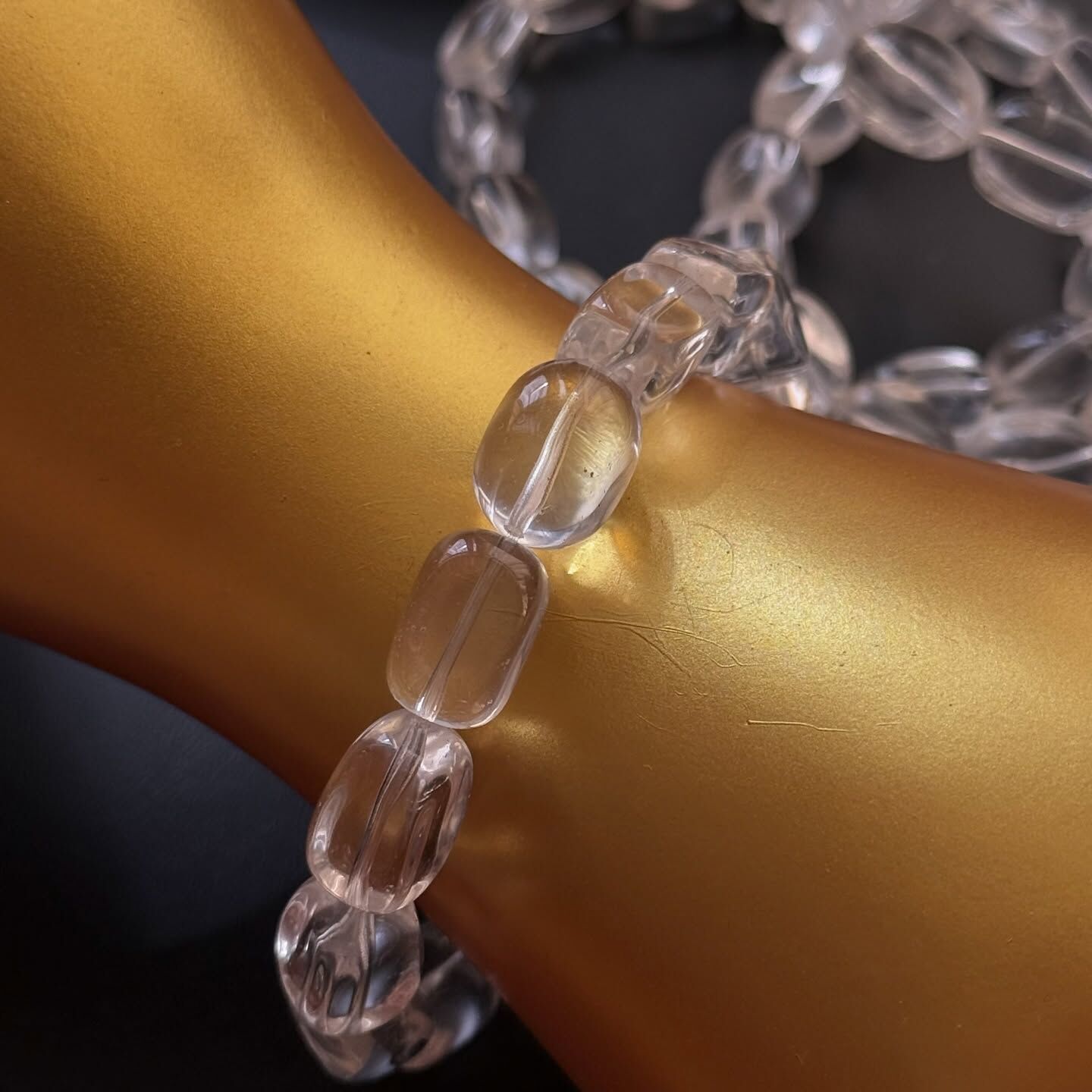 [原石] 白水晶 水晶手串