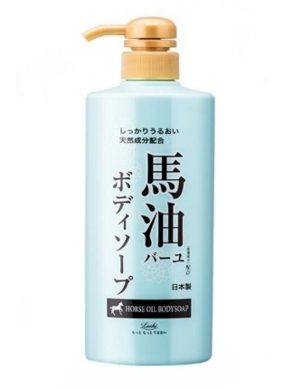 日本LoShi 樂絲 馬油保濕滋養 沐浴乳 600ml