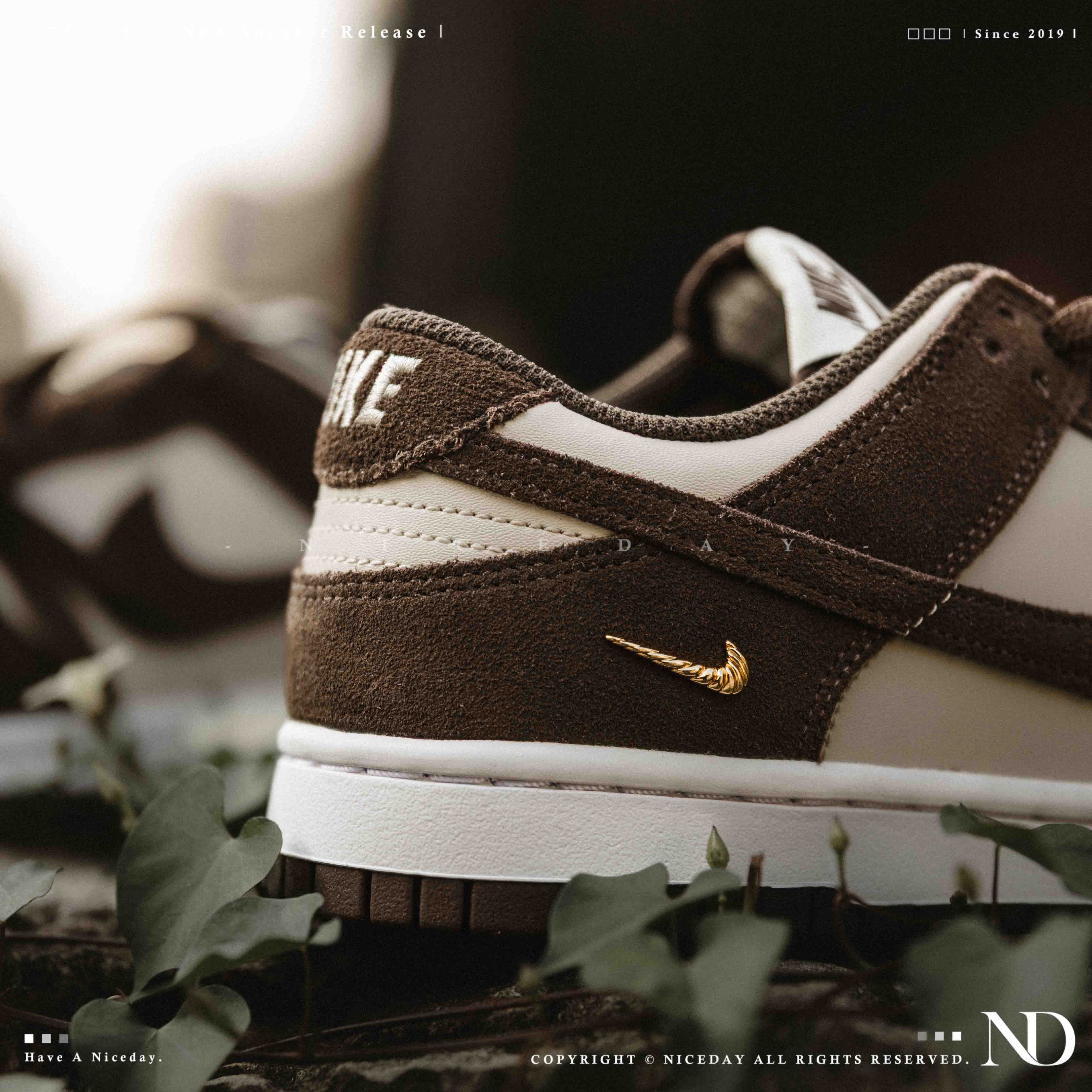NICEDAY 代購 Nike Dunk Low 摩卡 金勾 可可 麂皮 小金勾 IO4244-102