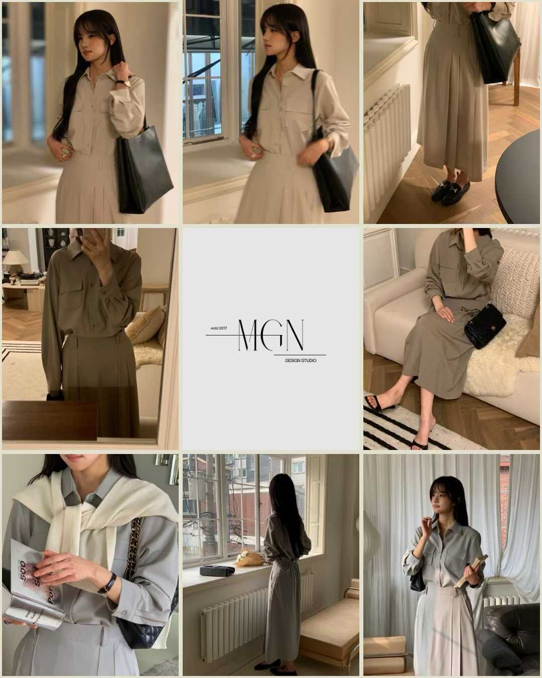 MN5419 絲滑百褶長裙 *特價* (優惠碼同充值購物金不適用)