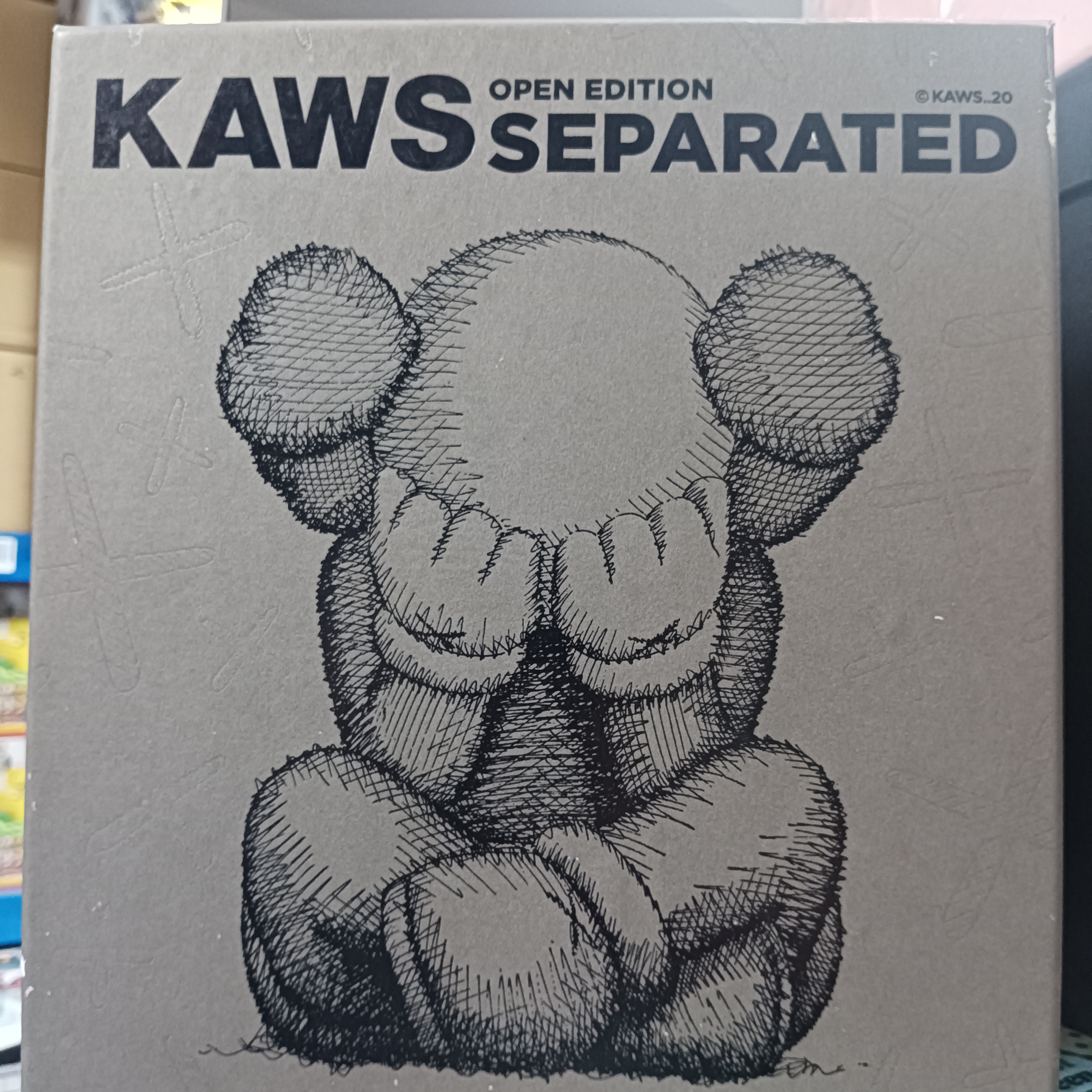 寄賣-kaws separated 啡色