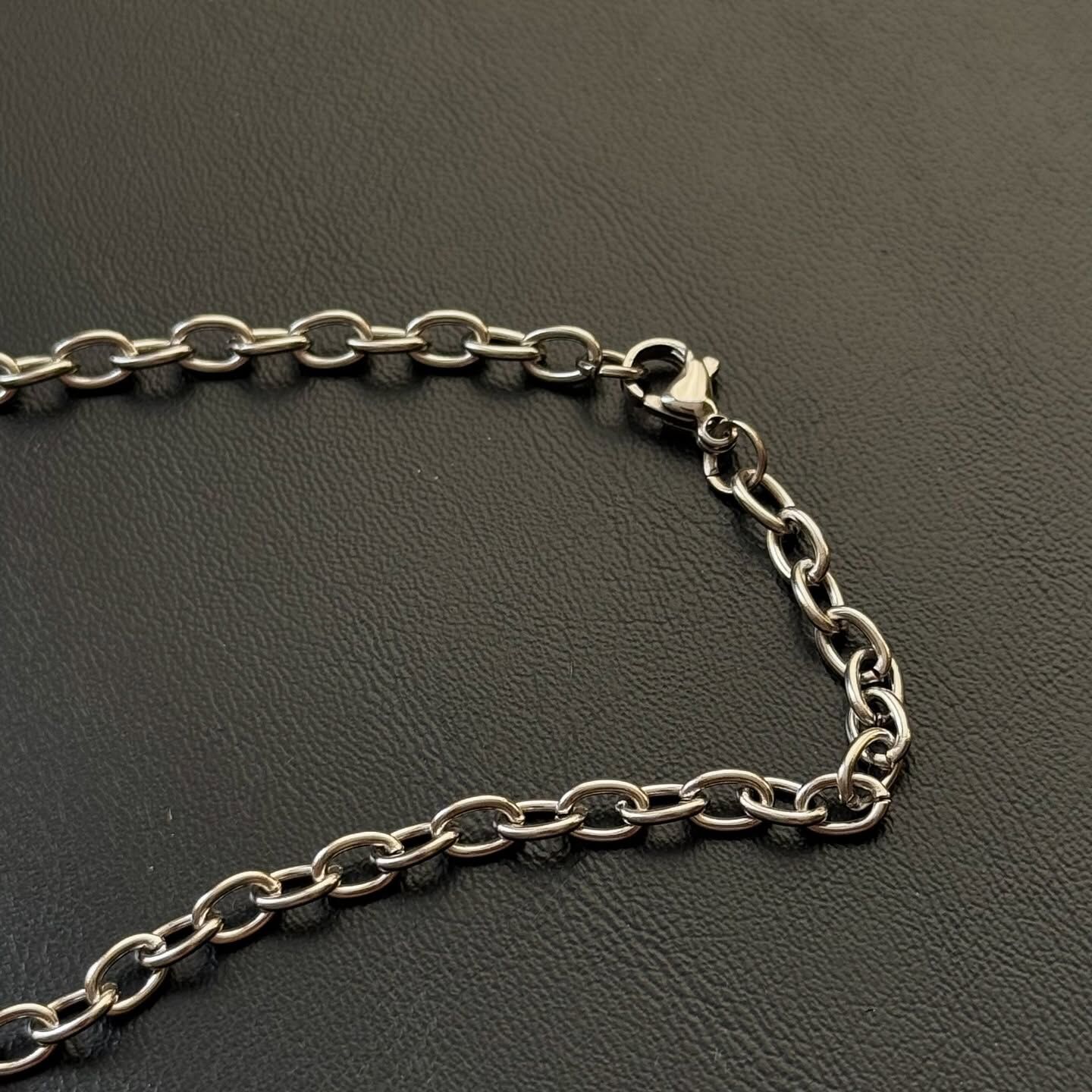 [原石] 鈦鋼 項鏈 男款 50公分