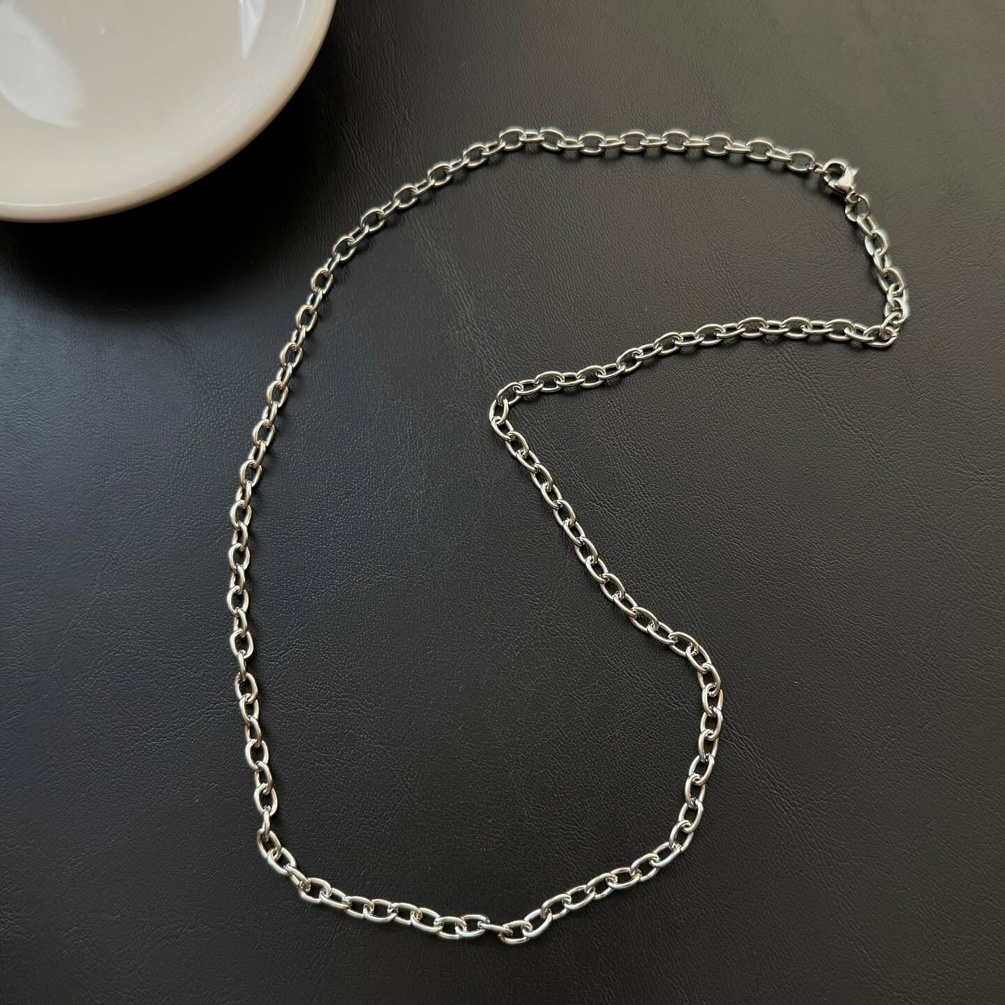 [原石] 鈦鋼 項鏈 男款 50公分