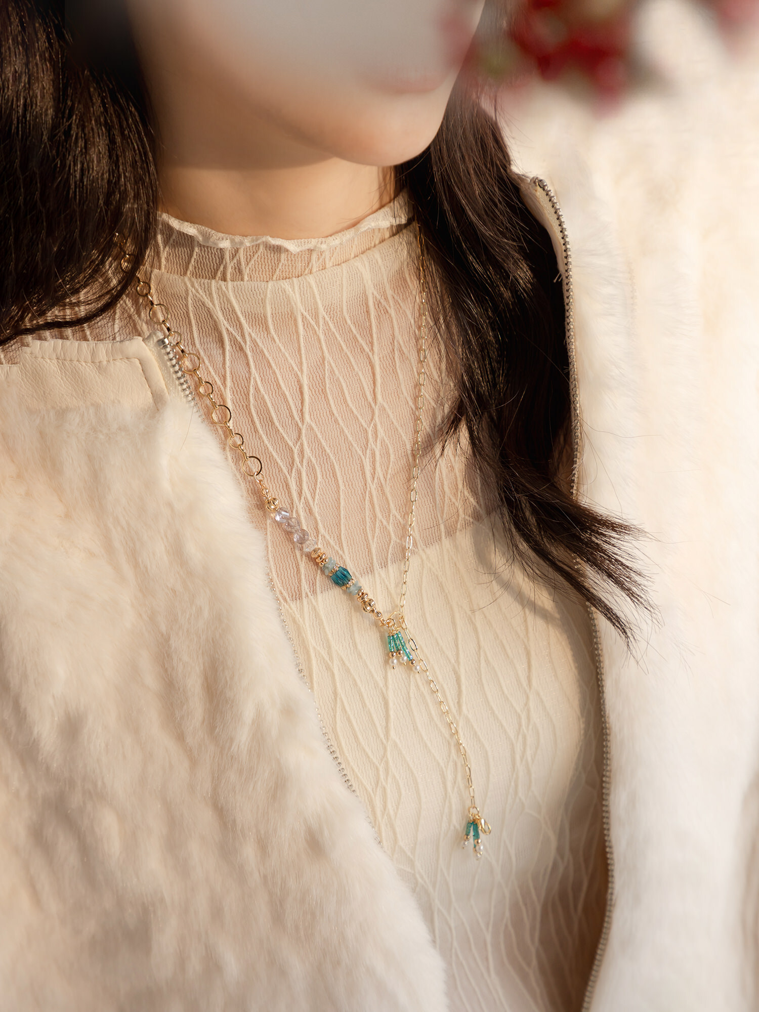 瀾光漫漫。(2way)MUCHAT手作14KGP透紫水晶珠項鍊