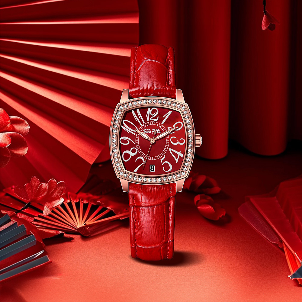 【Folli Follie 芙麗芙麗】 WF22B002WPE 優雅 經典 珍珠母貝錶盤 日期 日本機芯 手錶