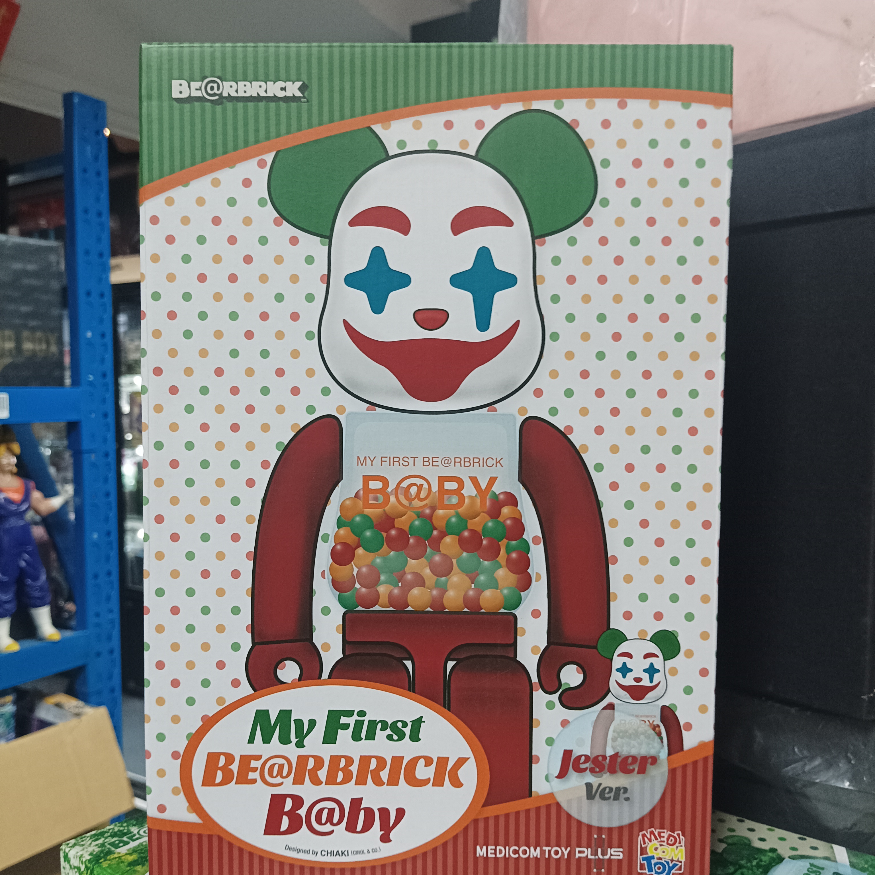 寄賣-my first bearbrick baby jester 400%+ 100%