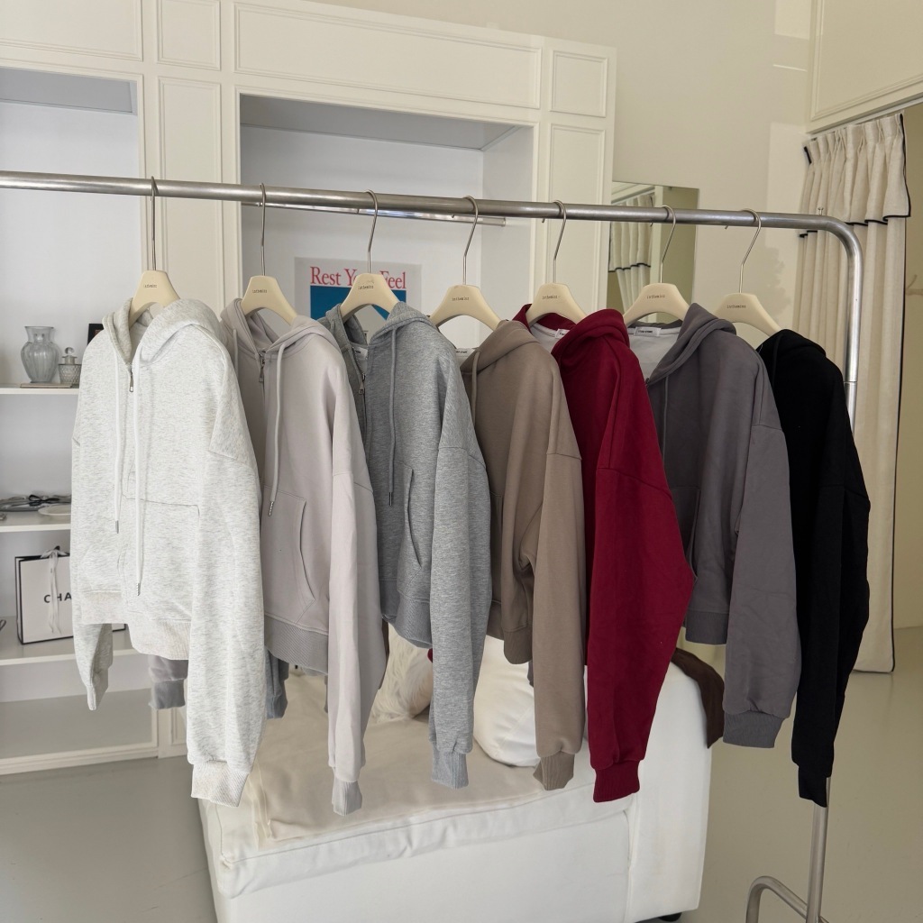 連帽短版外套 素色外套 連帽外套  簡約百搭 多色 9920