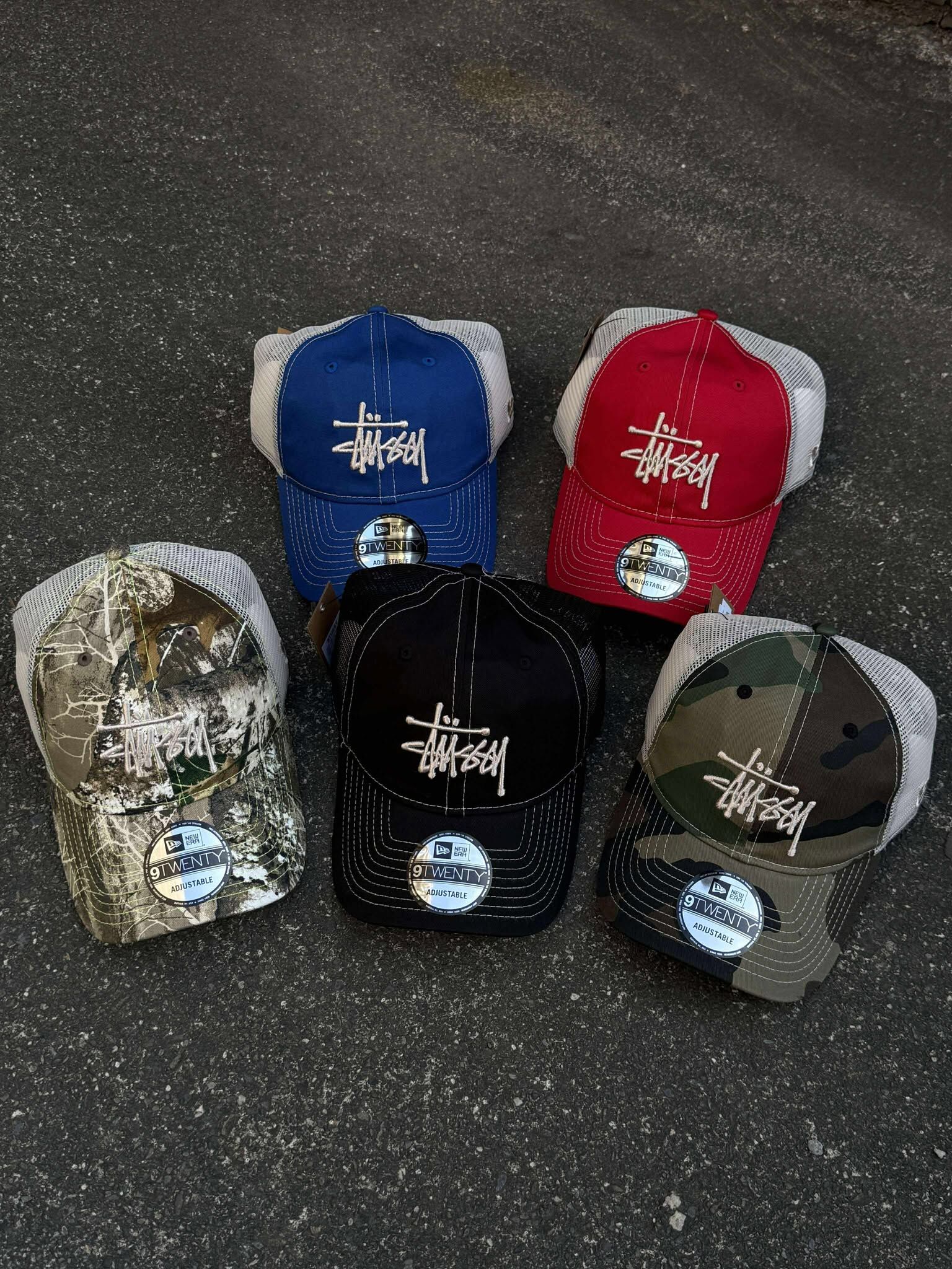STUSSY NEW ERA 9TWENTY BASIC TRUCKER 反車線 網帽 1311126