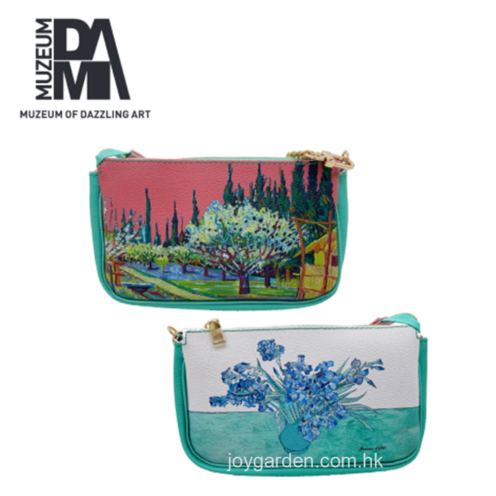 DM-IO05 -  DAM Mini Double Sided Bags - 鳶尾花及柏樹邊的果園