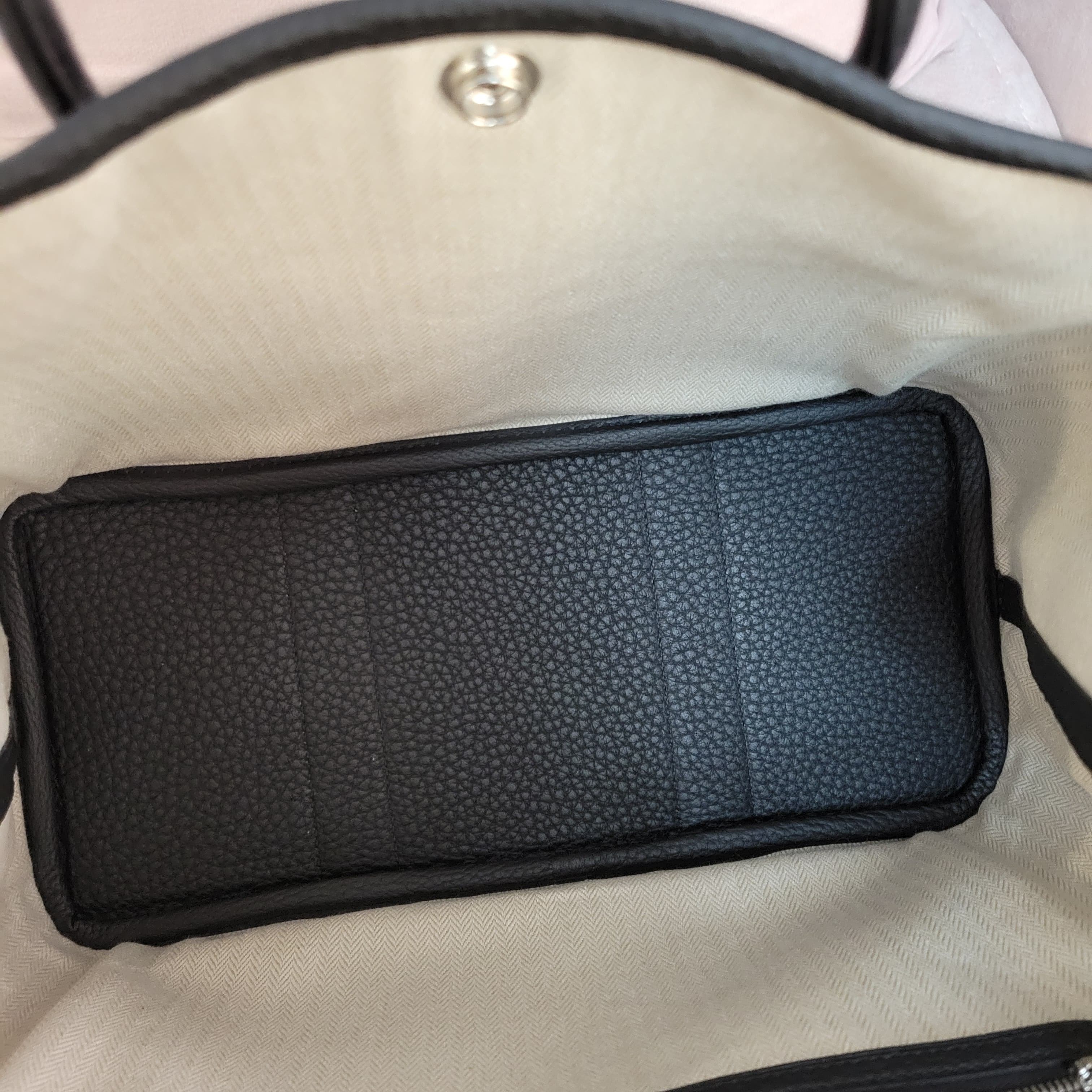 HERMES GARDEN PARTY 30 NOIR CK 黑色全皮