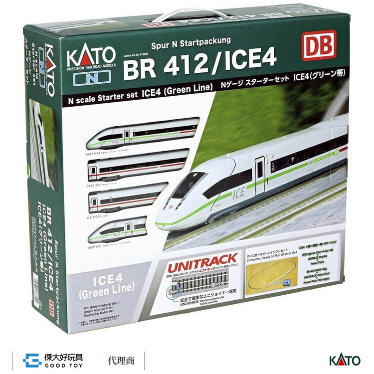 KATO 10-008 入門套裝組 德國高速電車 ICE4 (4輛)