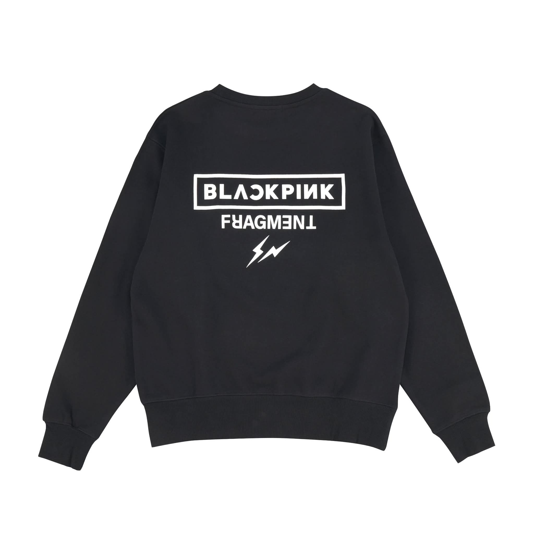 BLACKPINK x FRAGMENT BLACKFRGMT Heart Logo Sweatshirt (