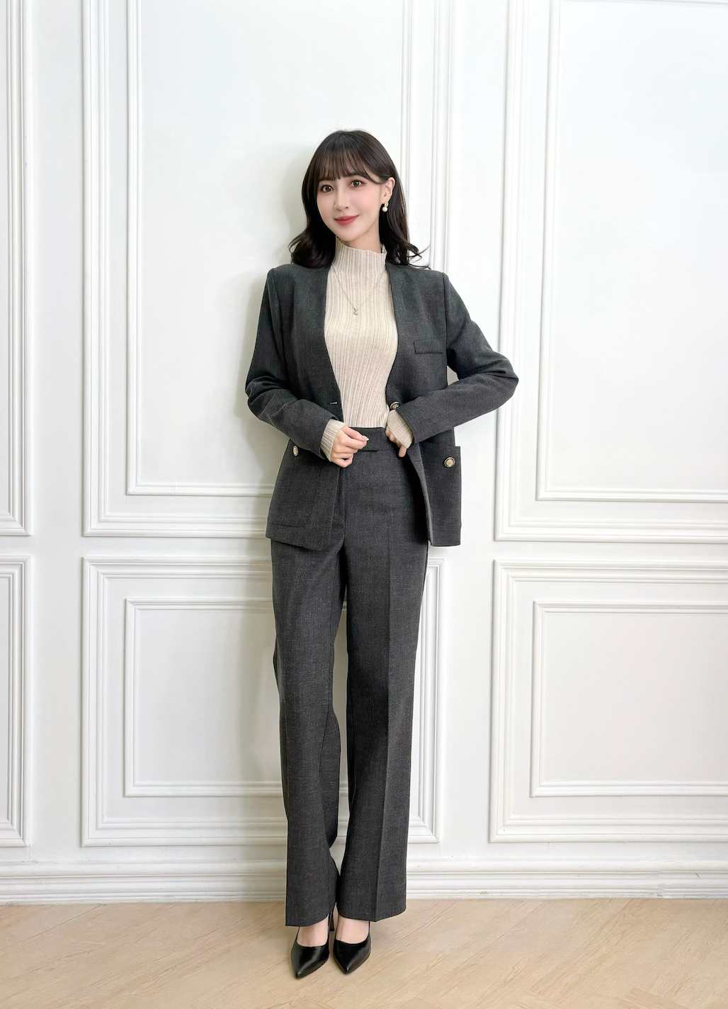 本期必收! cashmere半領上衣