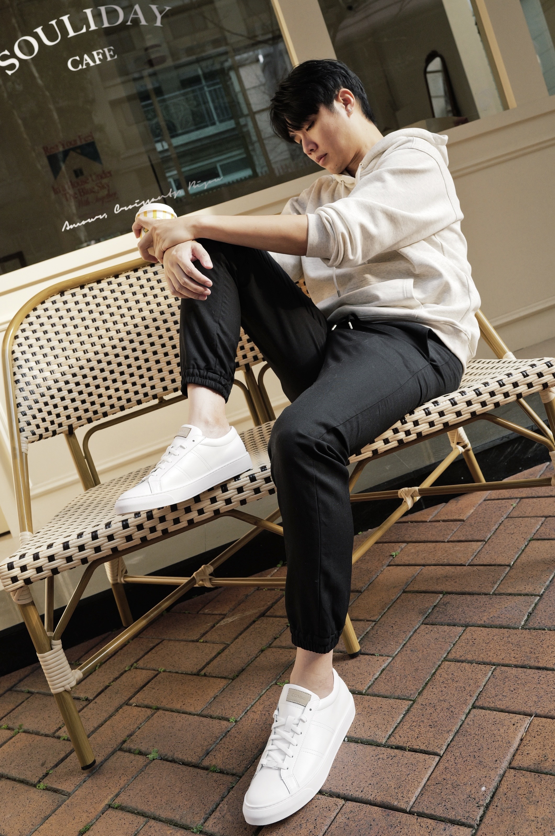 預購 COMMI 升級復刻手工真皮小白鞋2.0-男款 39-44