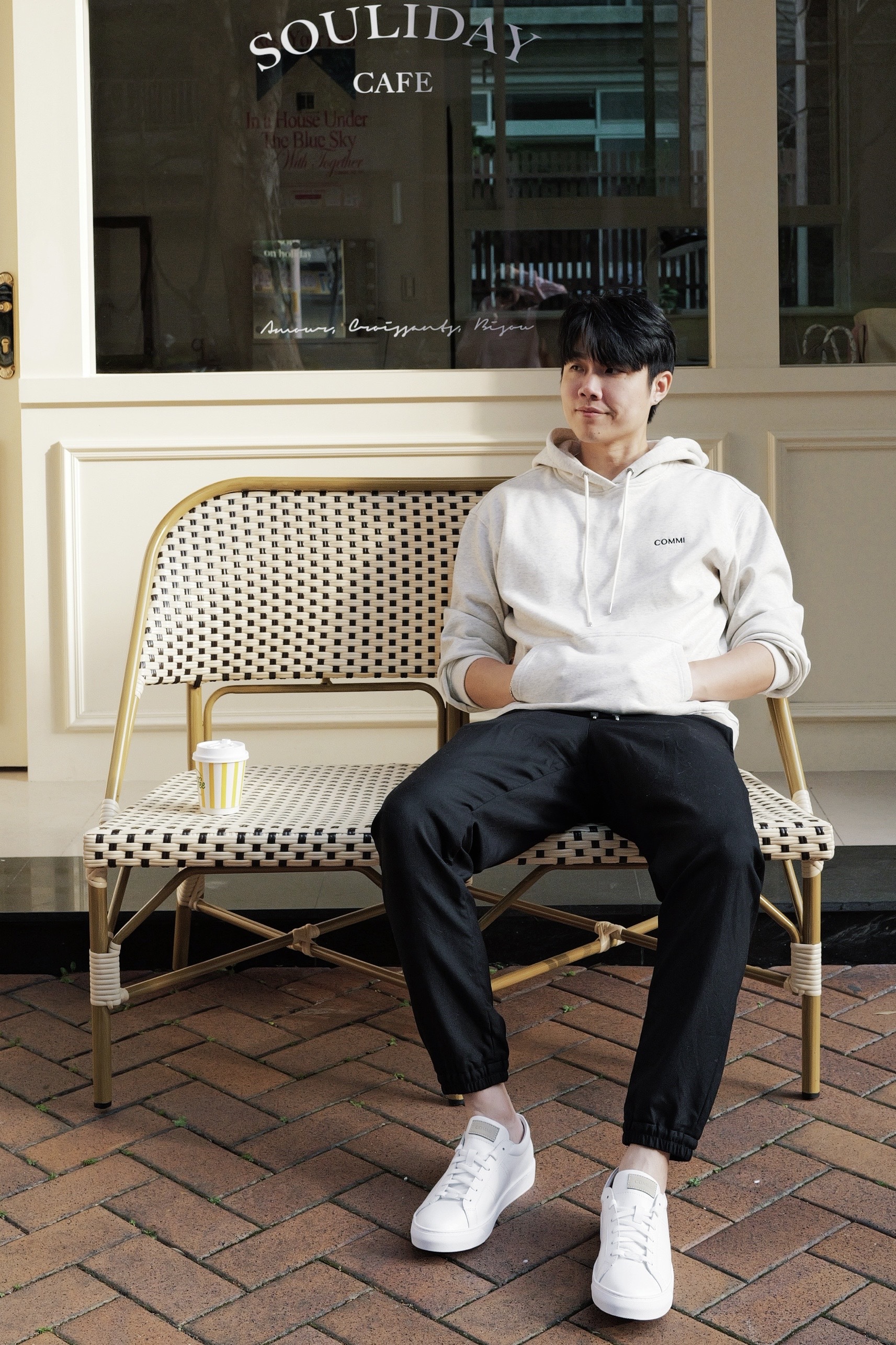 預購 COMMI 升級復刻手工真皮小白鞋2.0-男款 39-44