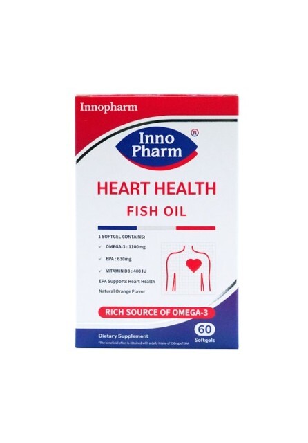 0126FC02-佛慈制藥FC-Innopharm 95%高濃度魚油 (紅盒魚油) [買2盒送1盒 另外送1個InnoPharm 巴黎鐵塔環保袋 $736] 或 [買6盒送4盒 另外送1個Carmex唇膜 $2,208 再送利是封一套] (A2)