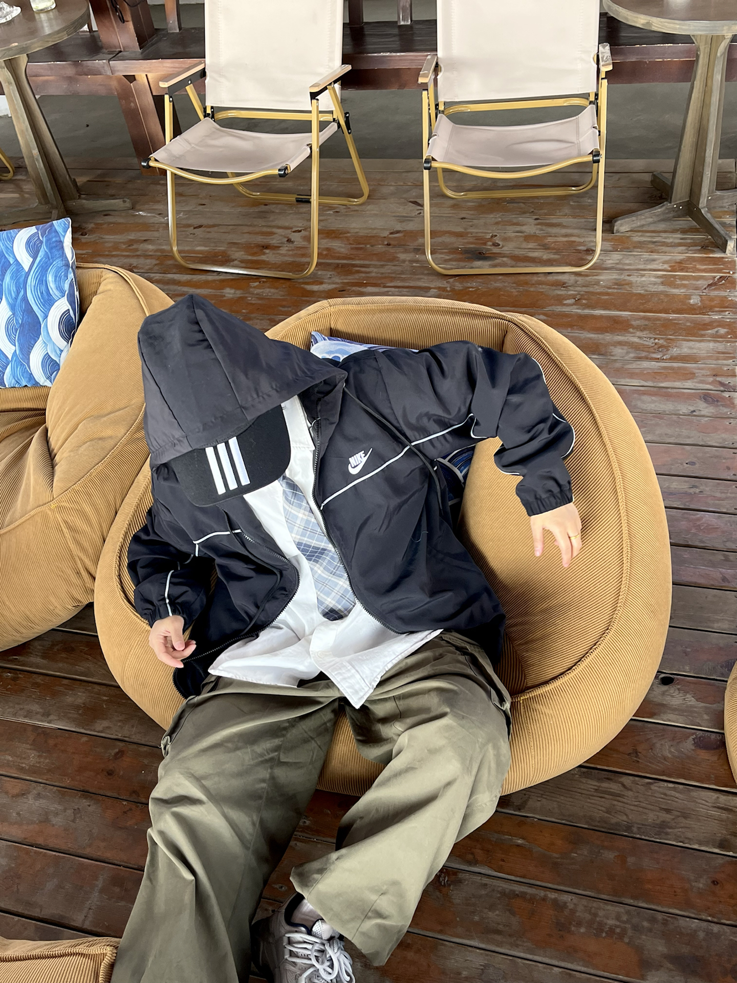 代購-NIKE CLUB 輕量尼龍 防風 連帽外套 HJ2013-010