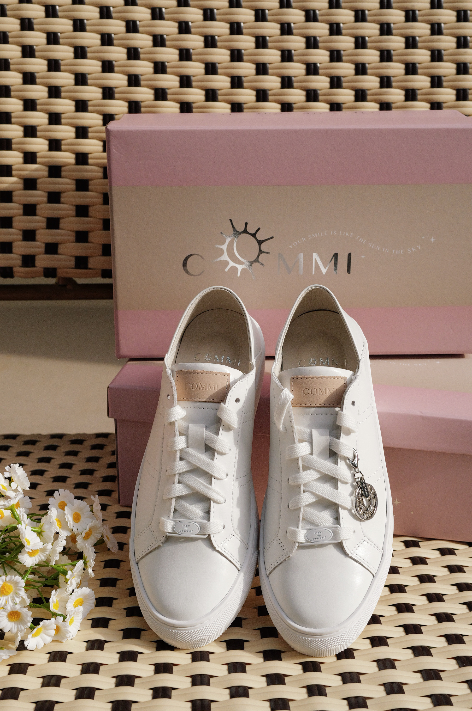 預購 COMMI 升級復刻手工真皮小白鞋2.0-女款 41-42