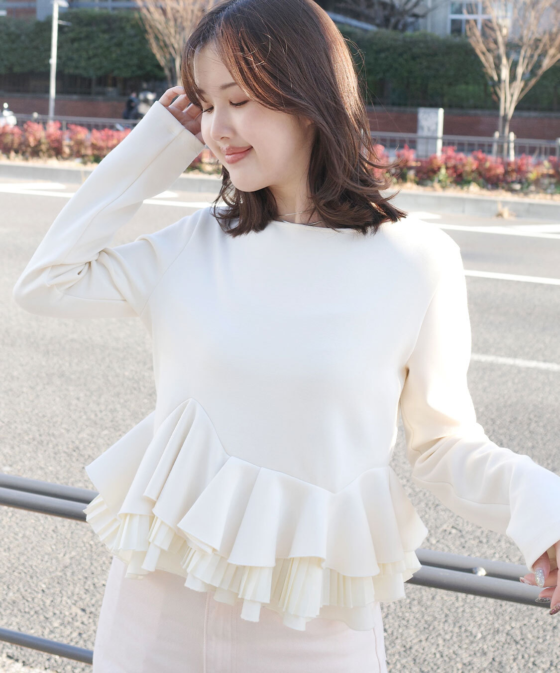 [預購] COCO DEAL隨機荷葉拼接上衣