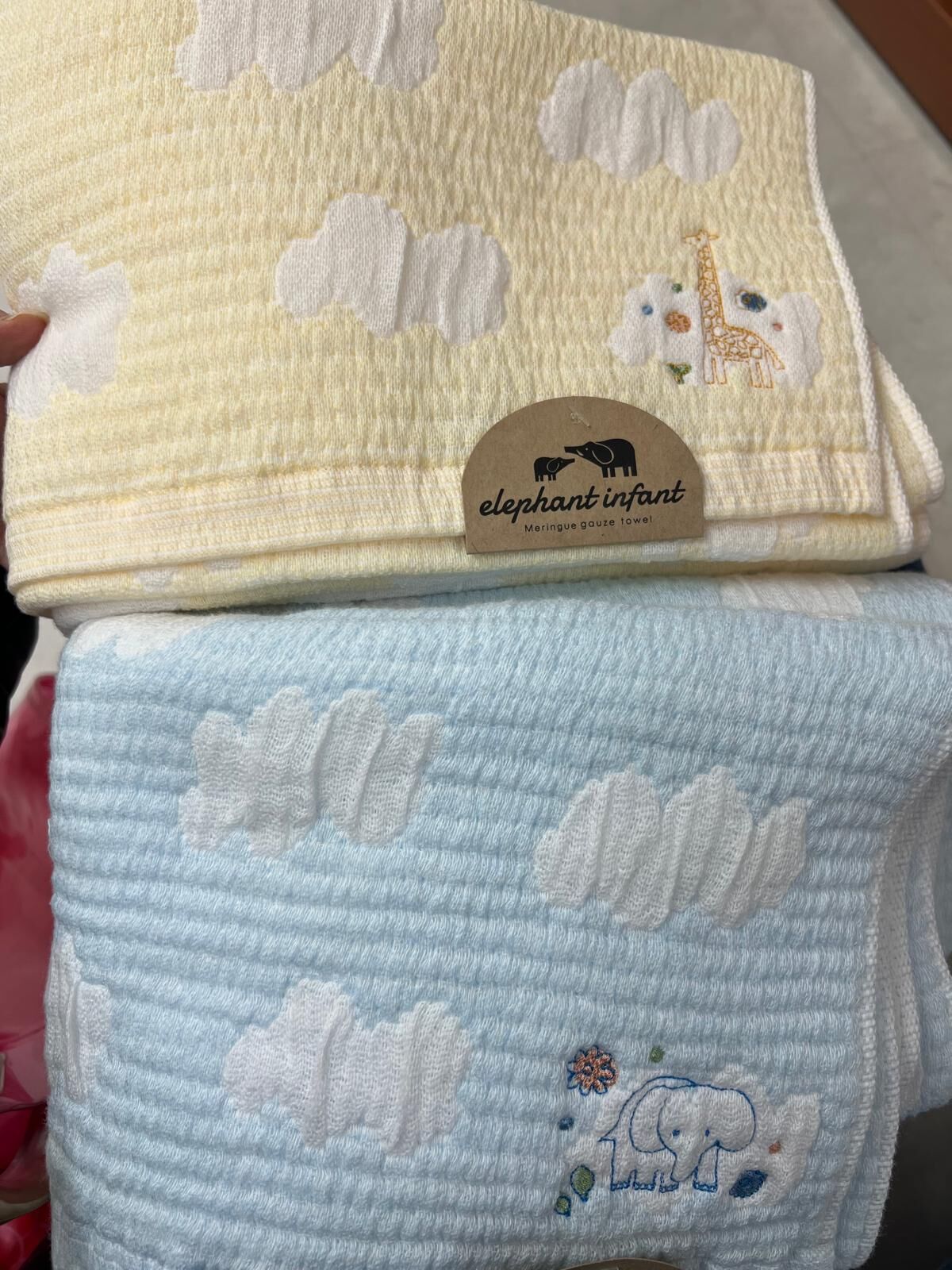 日本製 Elephant Infant 美凌紗 Meringue Gauze 浴巾（約50×100cm）