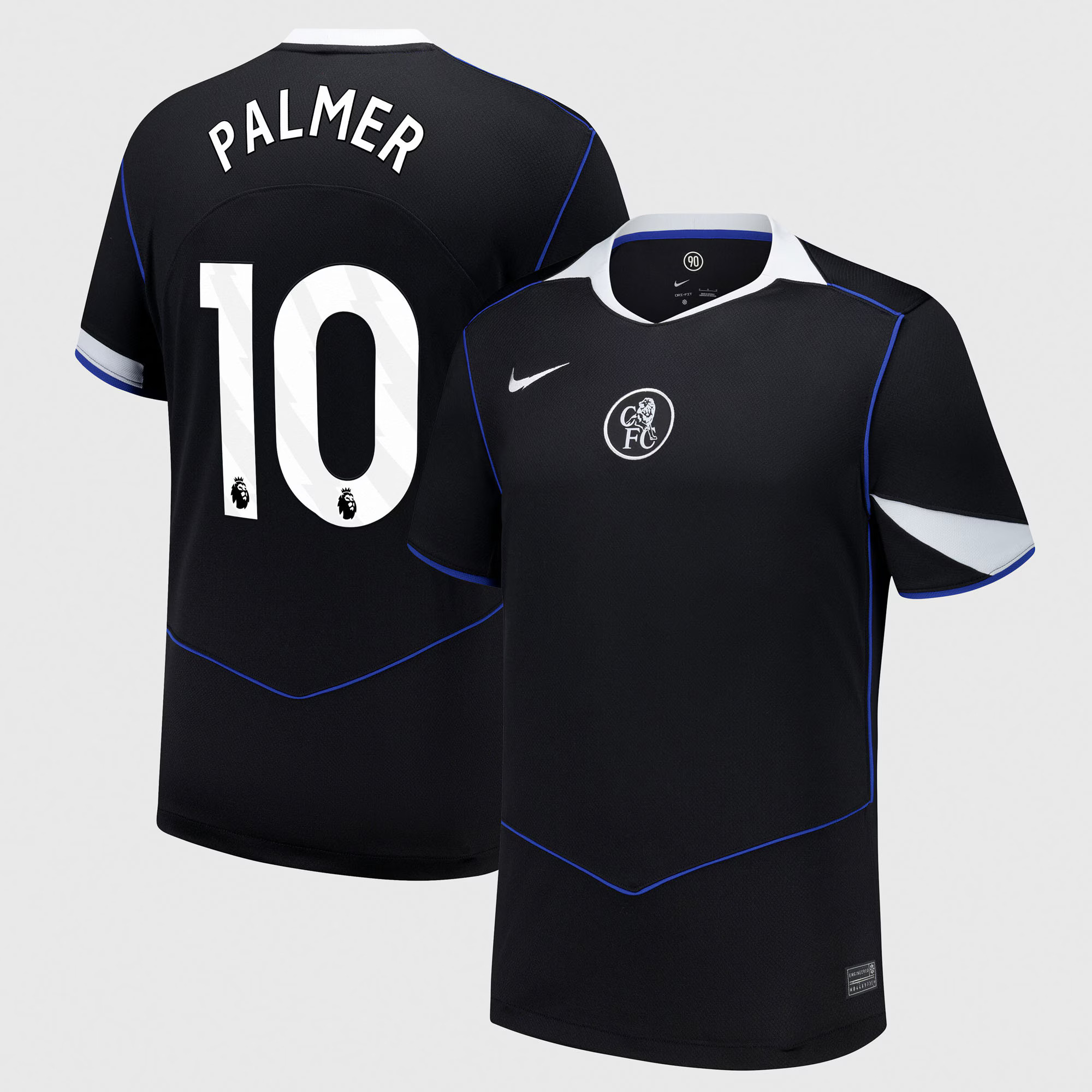 2025 Chelsea Third Away Shirt with Nameset (雙號碼)