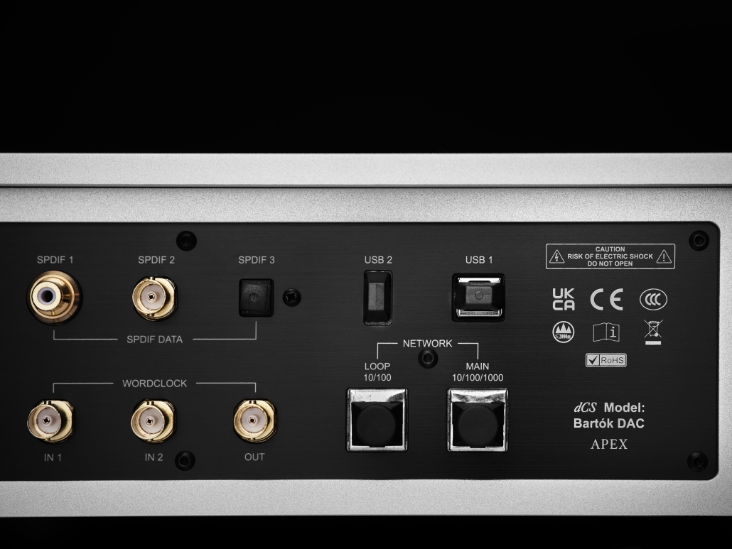 dCS Bartók APEX 2.0 DAC 背板