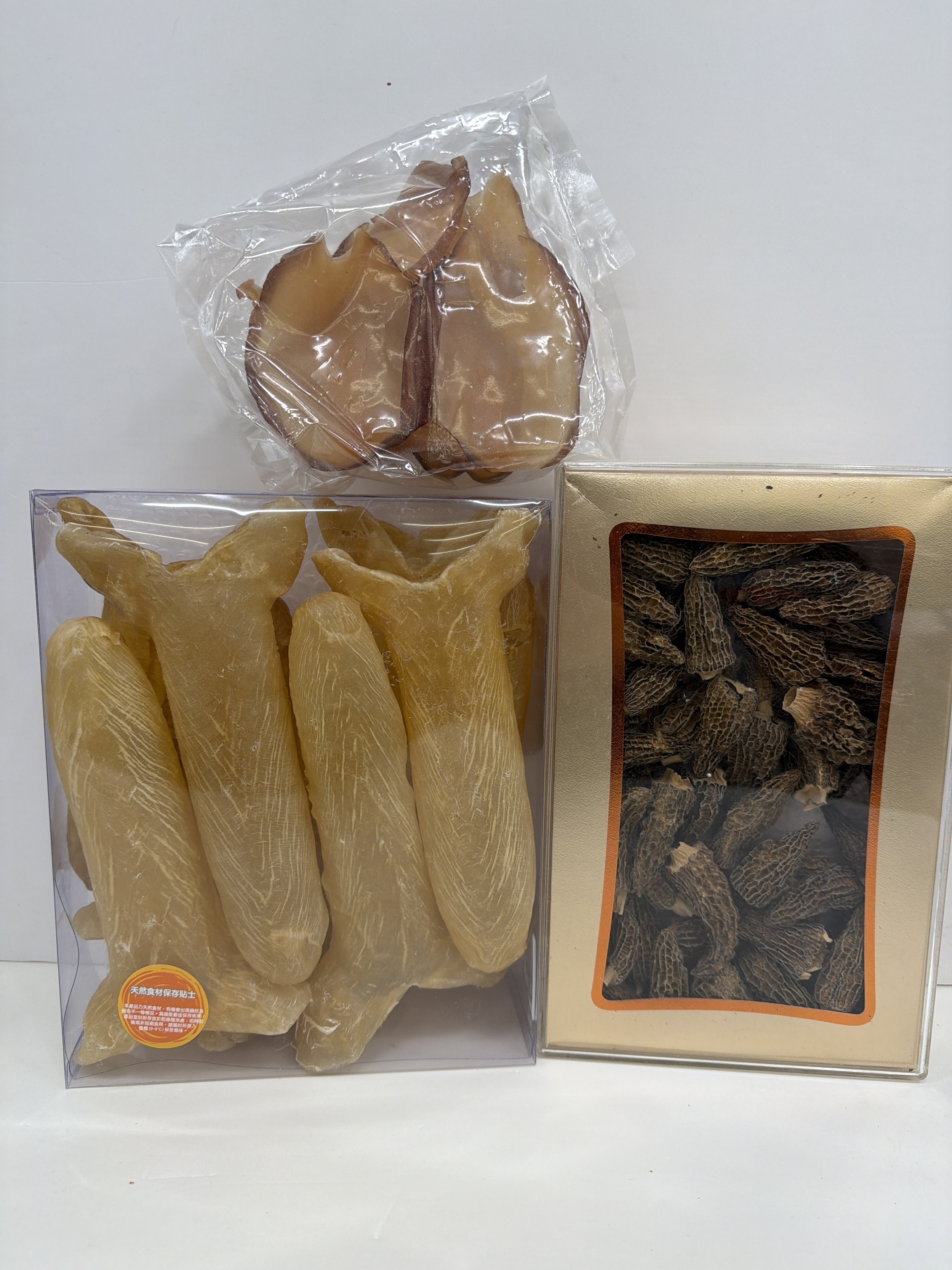 PA102 7-10頭特大帝皇花膠筒  **送羊肚菌一盒  **再送螺片半斤