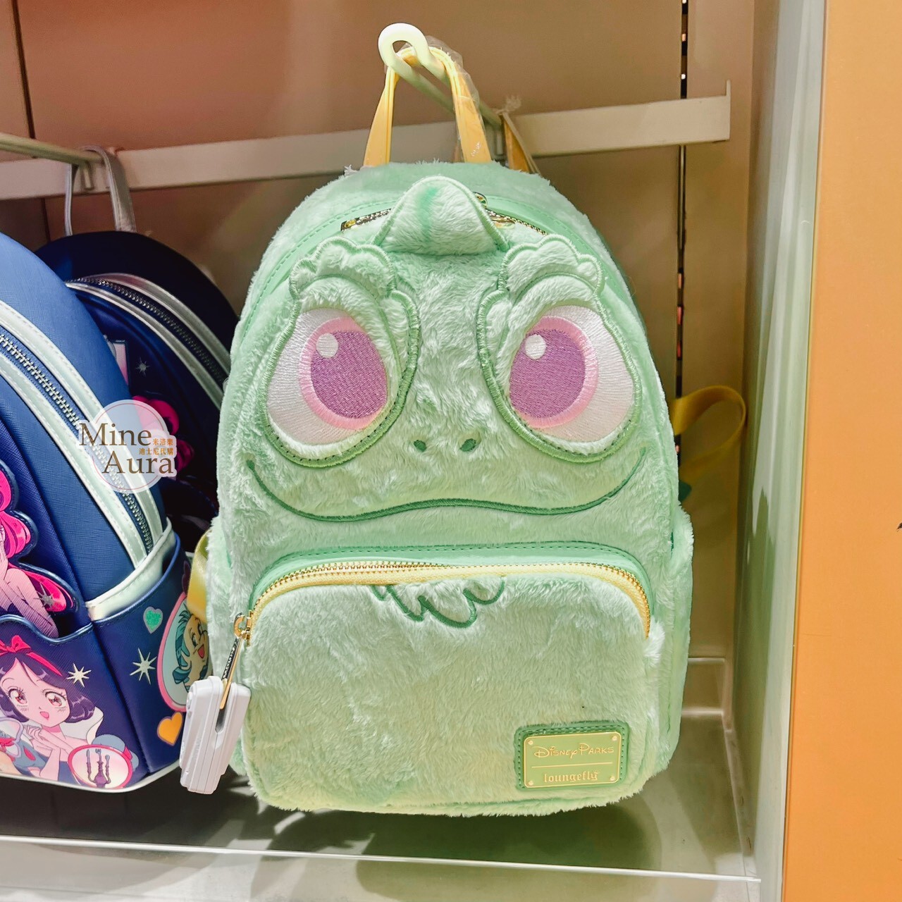 變色龍 帕斯卡 Pascal 大臉造型 後背包 魔髮奇緣 Tangled -香港迪士尼樂園