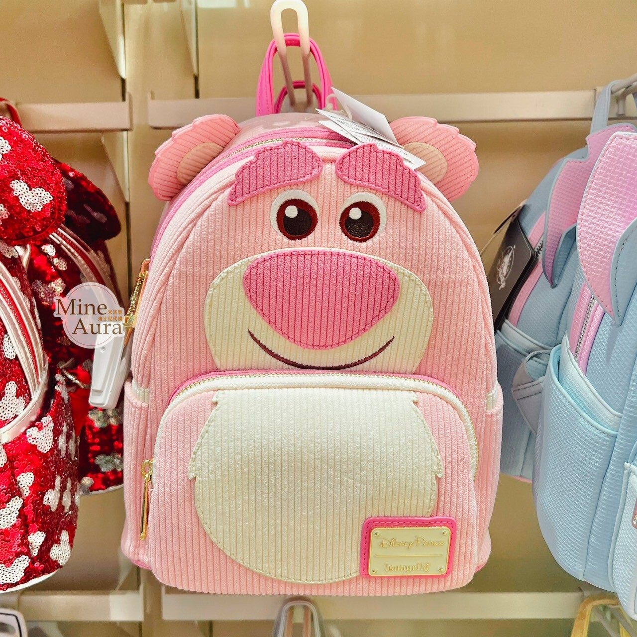 熊抱哥 Lotso 大臉造型 後背包 玩具總動員 Toy Story -香港迪士尼樂園