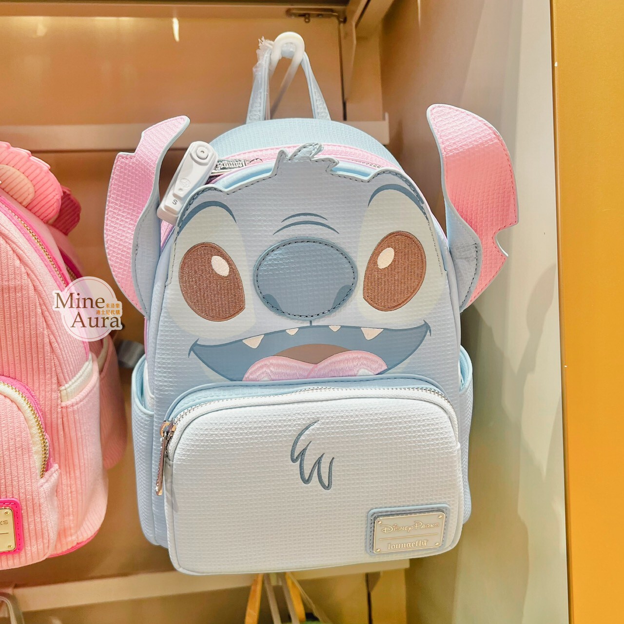 史迪奇 Stitch 大臉造型 後背包 星際寶貝 Lilo & Stitch -香港迪士尼樂園