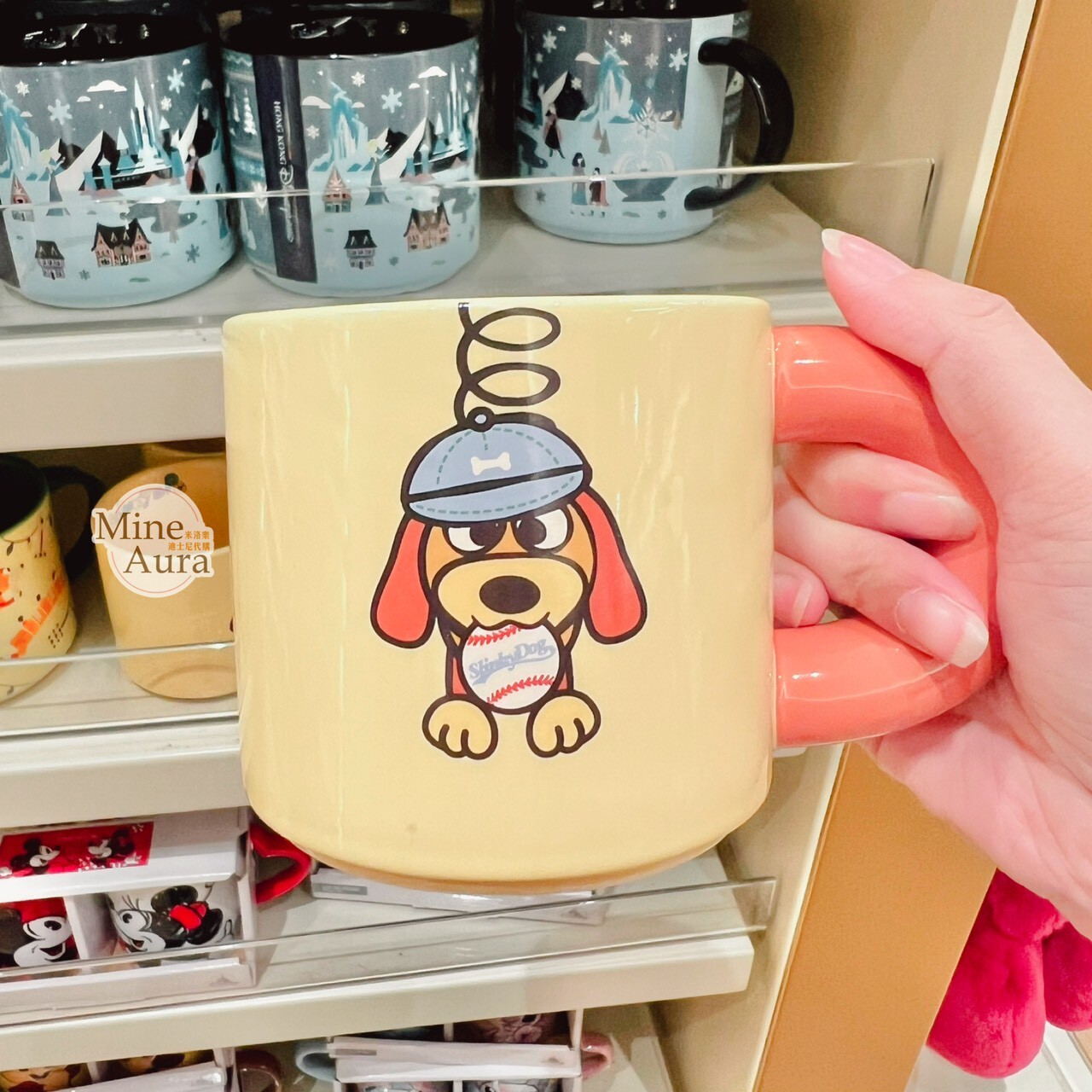 彈簧狗 Slinky Dog 棒球系列 陶瓷馬克杯 水杯 玩具總動員 Toy Story -香港迪士尼樂園