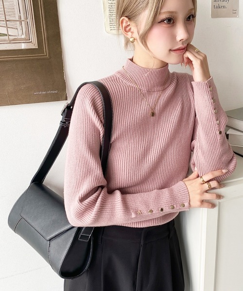 MT Color-coordinated stitching geometric flap shoulder bag