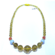 0121GZ089-26琥珀-蓝珀DIY塔链（A90）