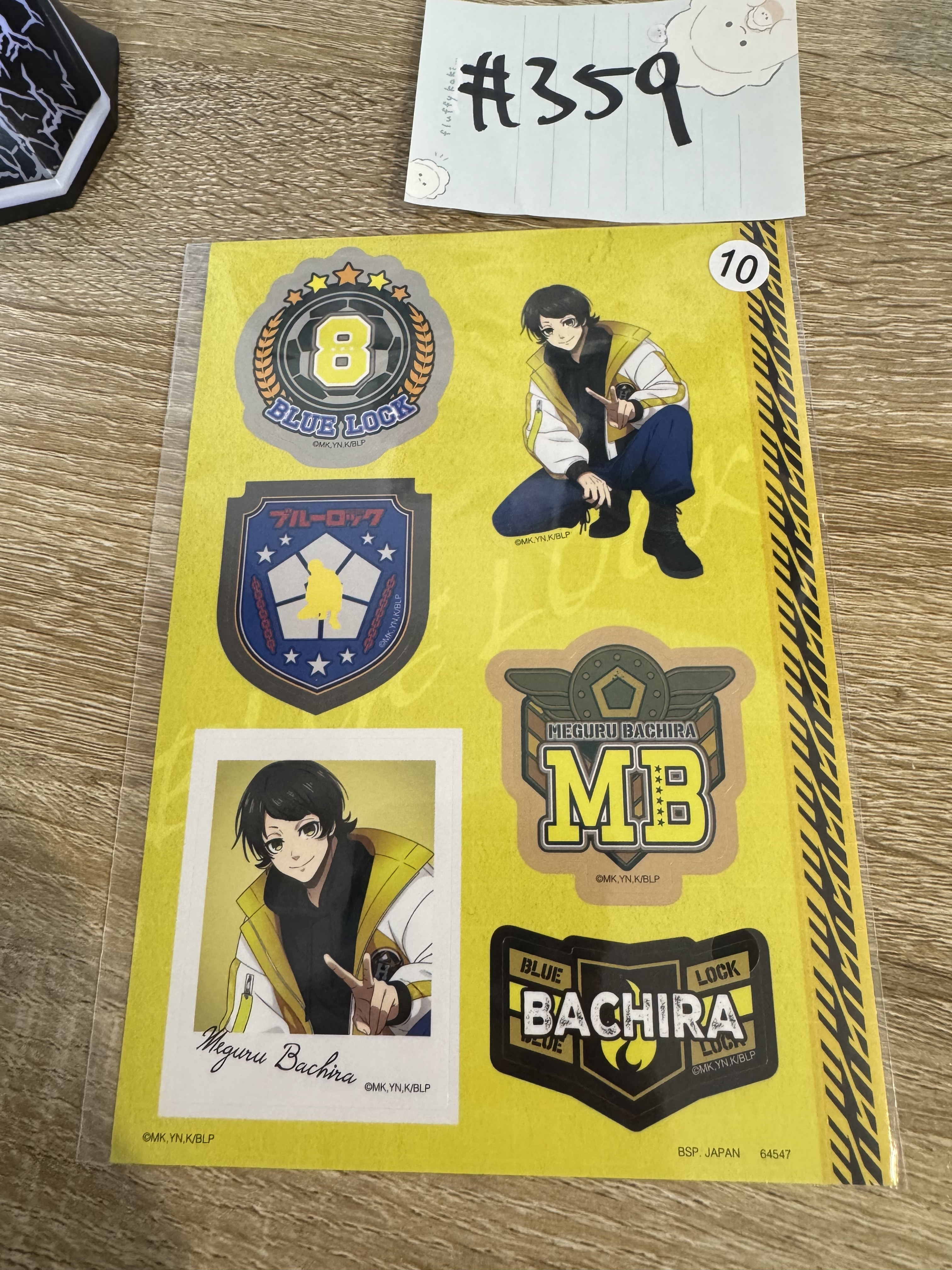 BlueLock  蜂樂 貼紙#359