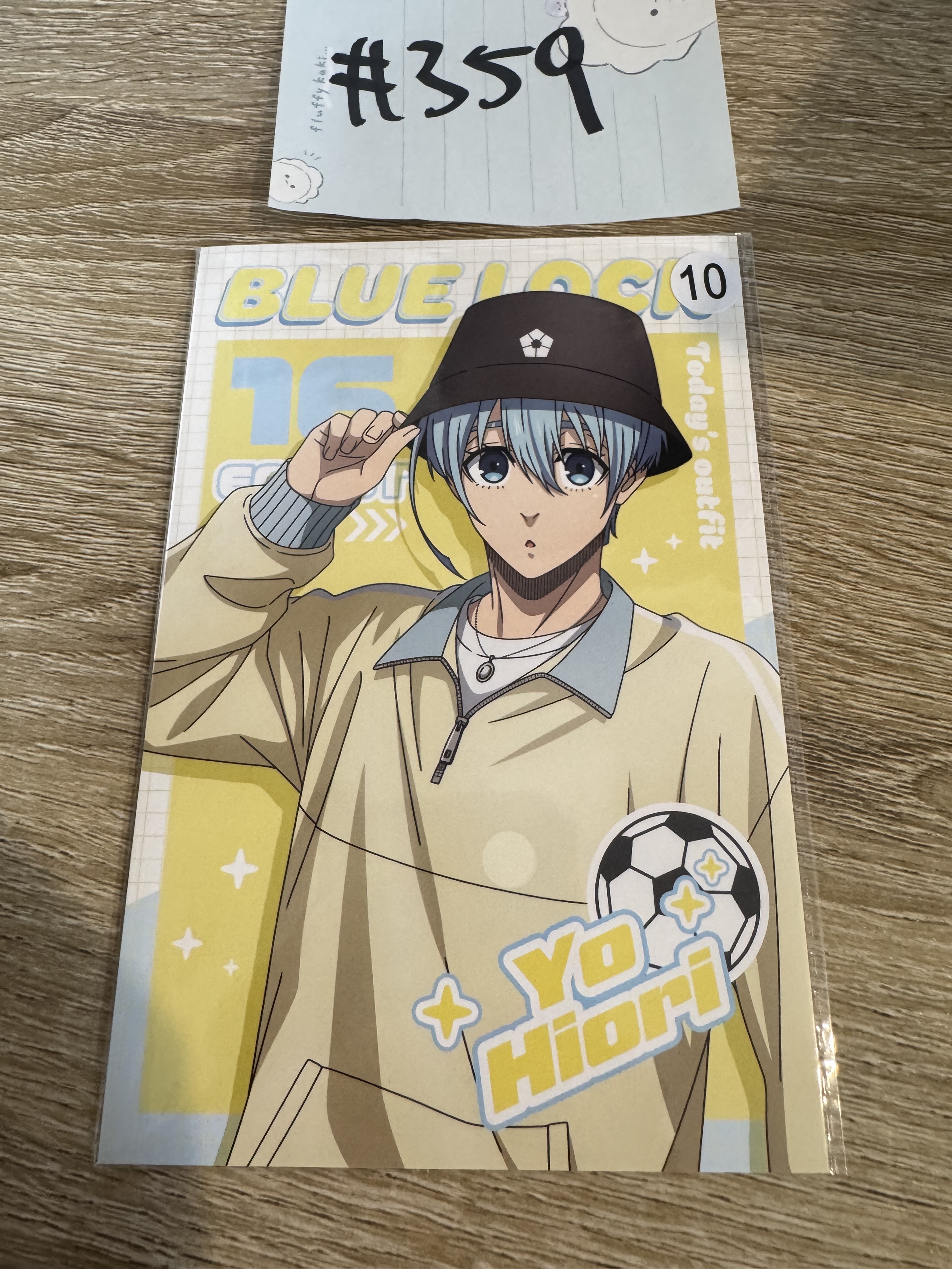 BlueLock 冰織羊 明信片#359