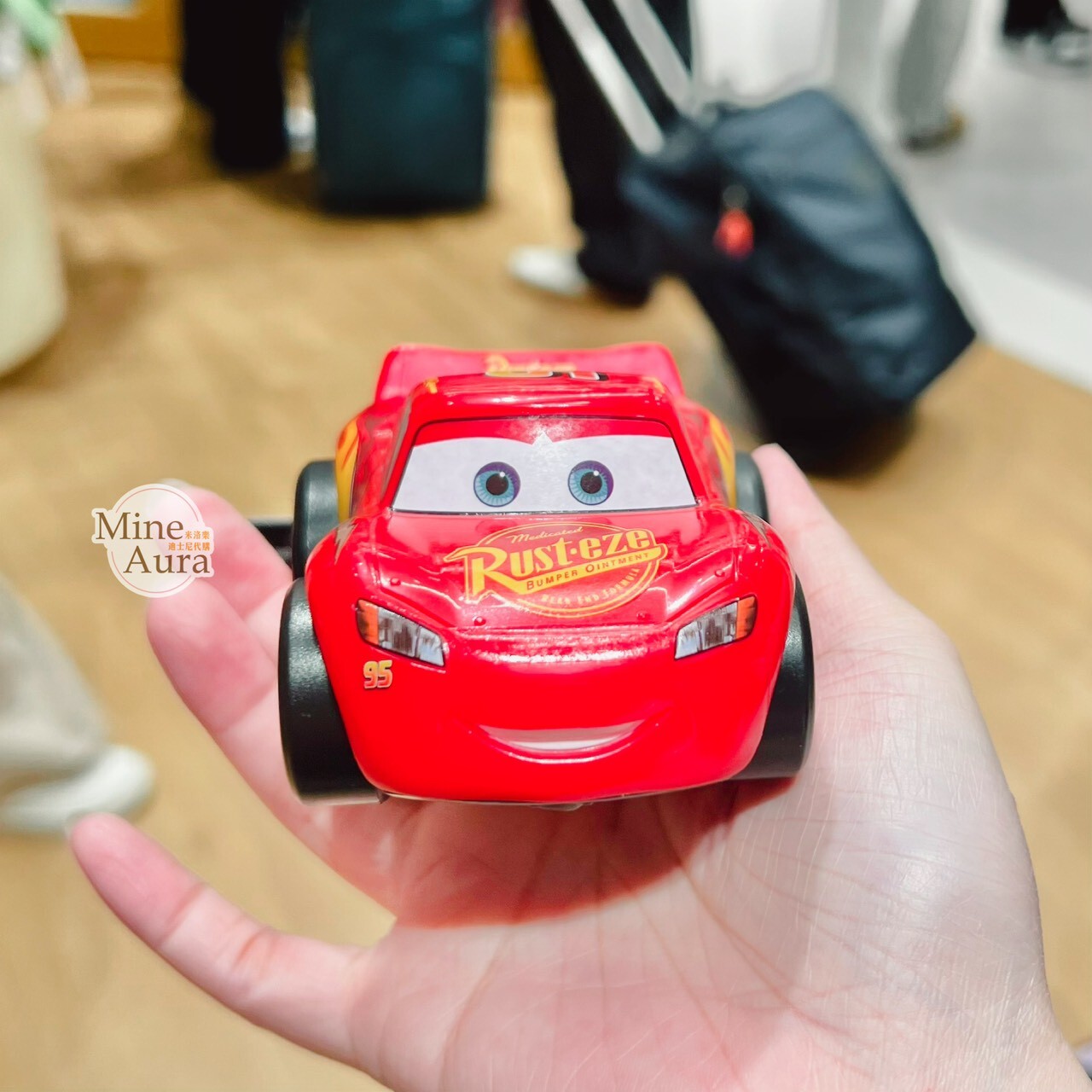 閃電麥坤 Lightning McQueen 造型 玩具車 迴力車 汽車總動員 Cars -香港迪士尼樂園