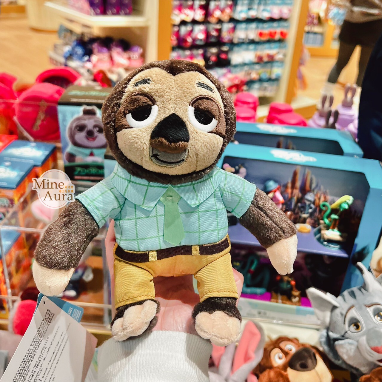 快俠 Flash 樹獺 公務員 絨毛 娃娃 玩偶 動物方城市 Zootopia -香港迪士尼樂園