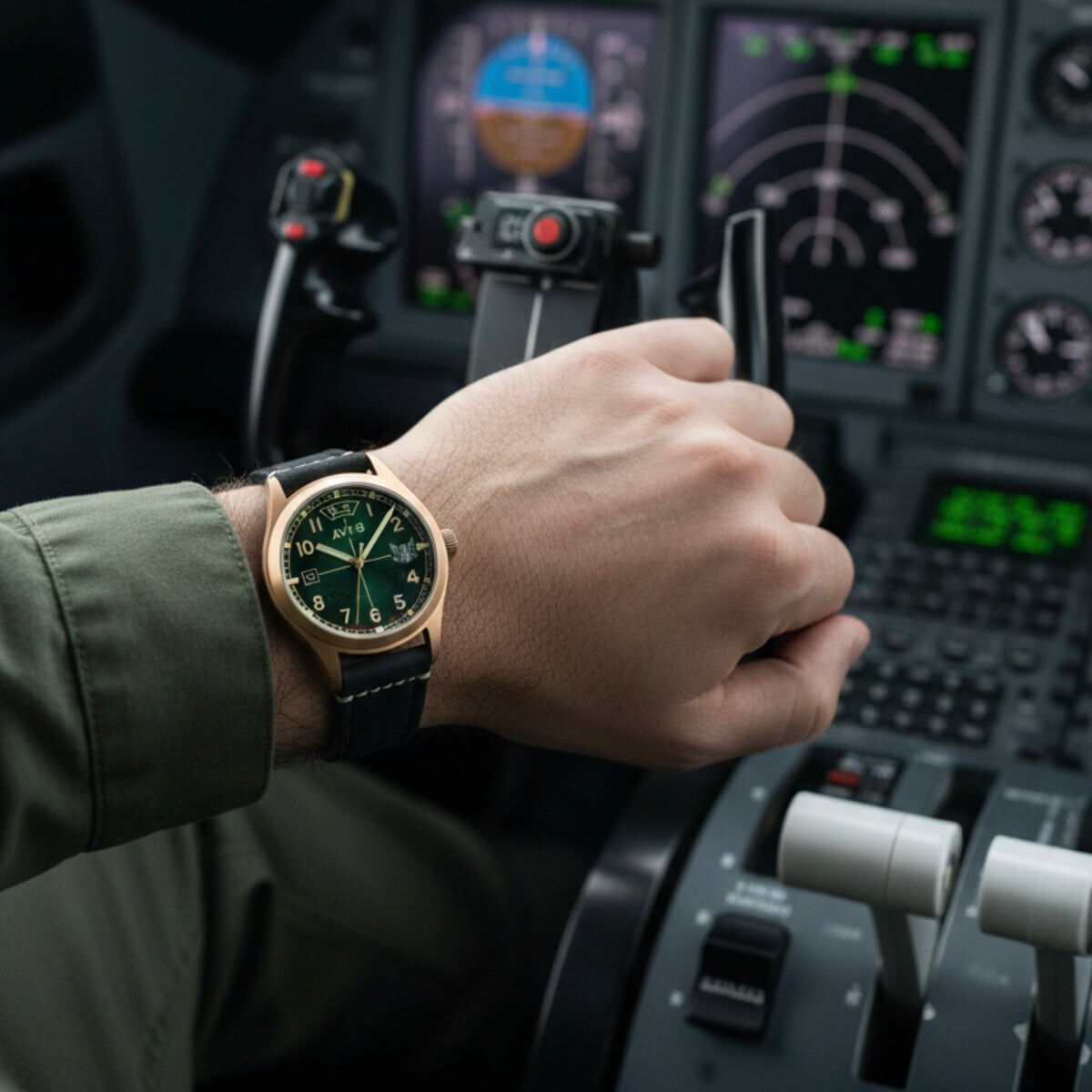 Flyboy Eagle Squadron Bronze Automatic - 85th Anniversary AV-4145-03