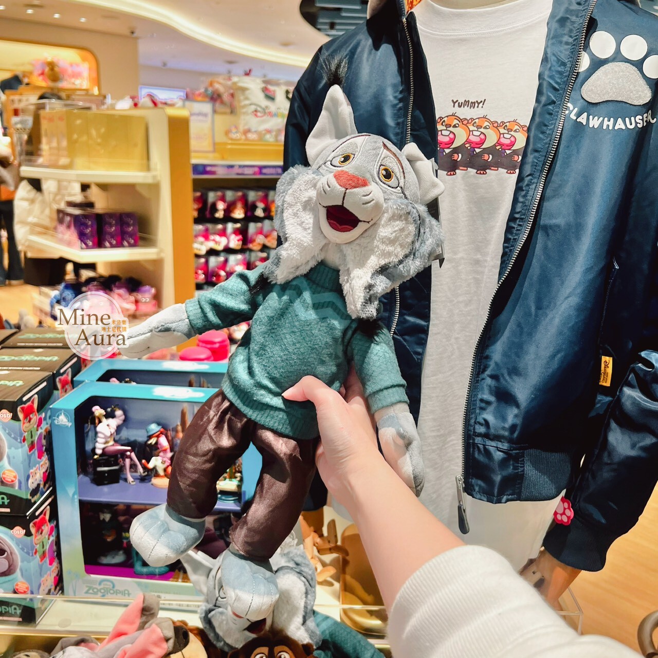 厲寶柏 Pawbert 山貓 絨毛 娃娃 玩偶 動物方城市 Zootopia -香港迪士尼樂園