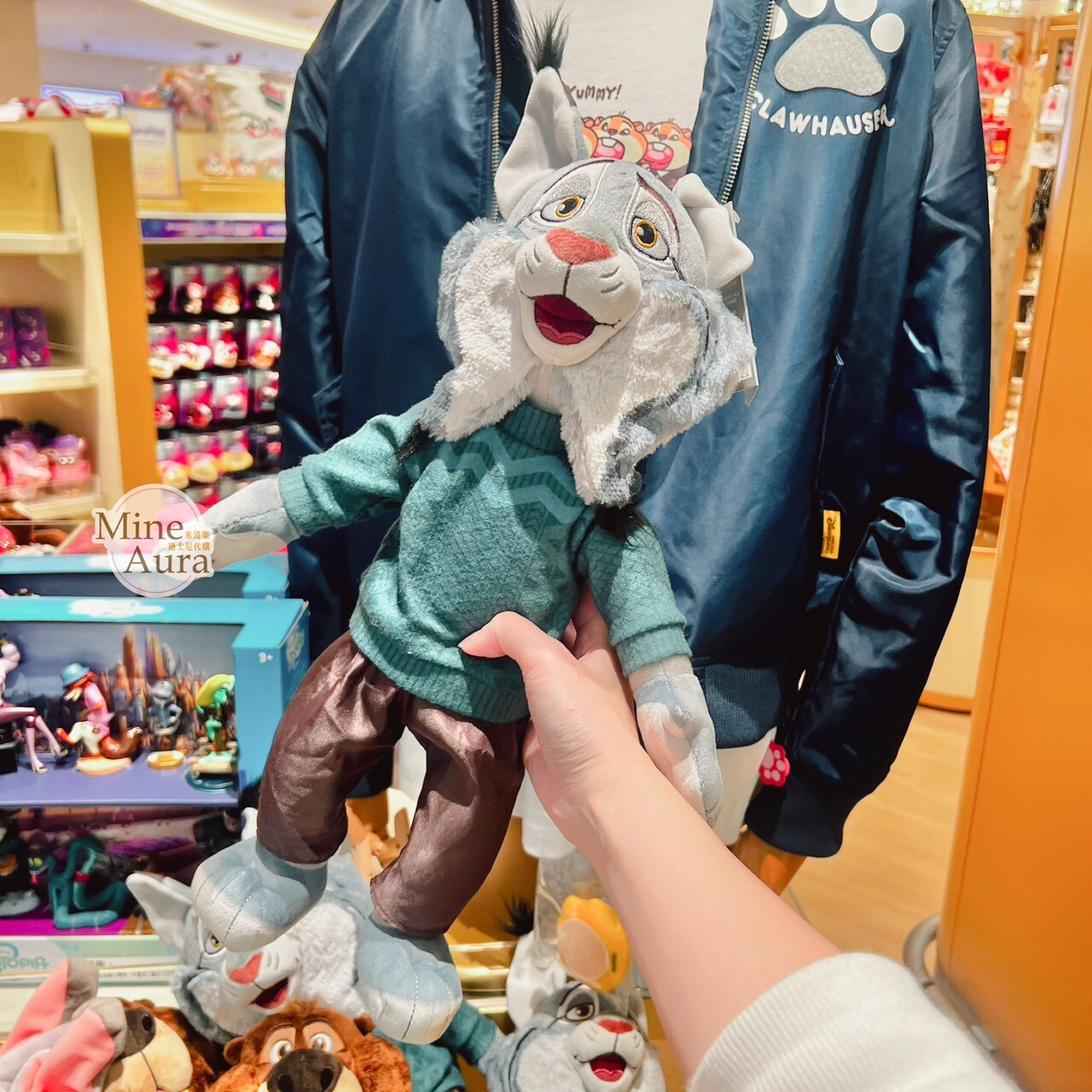 厲寶柏 Pawbert 山貓 絨毛 娃娃 玩偶 動物方城市 Zootopia -香港迪士尼樂園