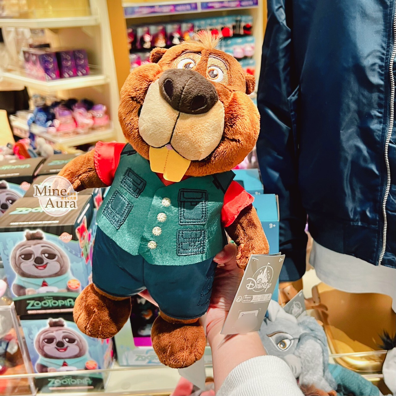 聶狸寶 Nibbles 河狸 娃娃 玩偶 動物方城市 Zootopia -香港迪士尼樂園