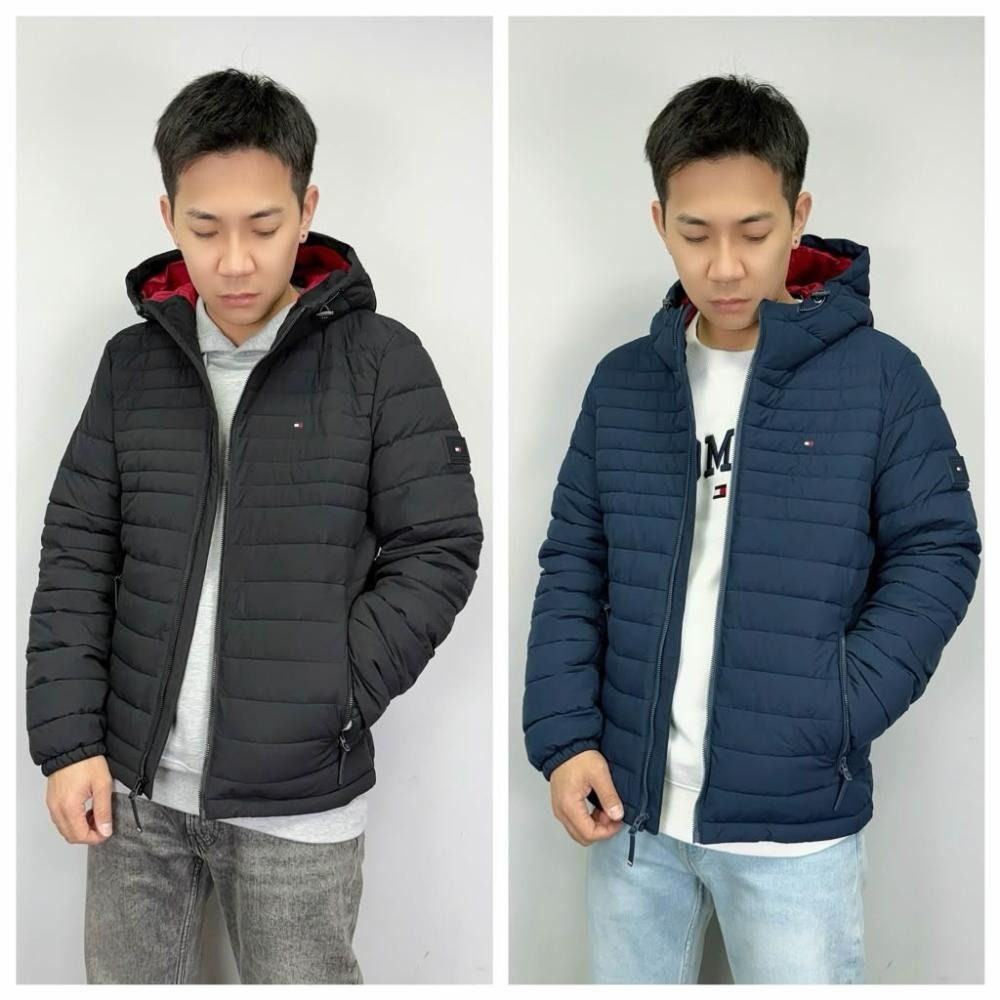 Tommy Hilfiger 科技羽絨 輕量 防風 連帽外套 羽絨外套