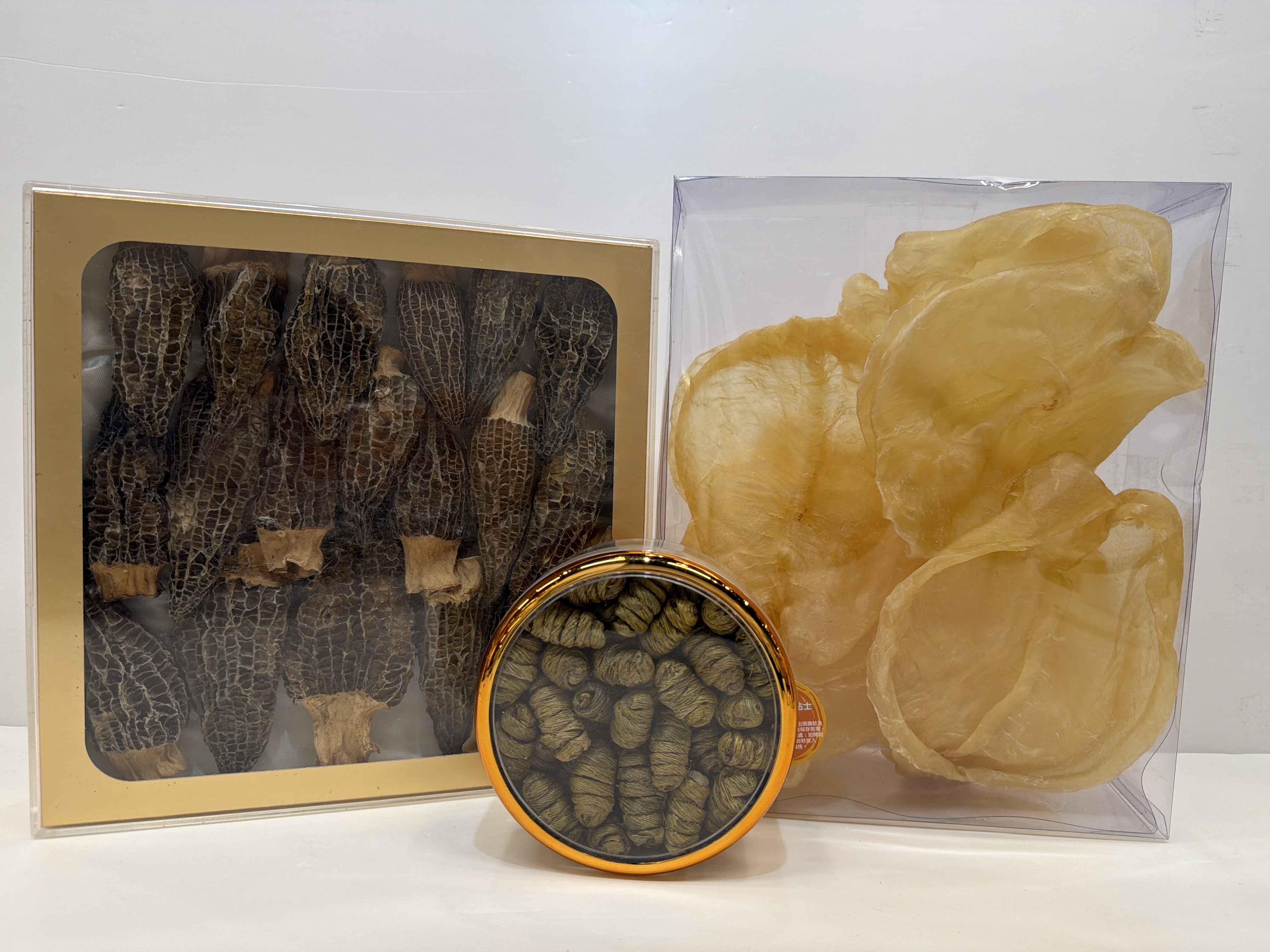 PA106 皇牌巨無霸花膠扒 （7-10） **送特大頂級羊肚菌一盒（75克） +石斛1盒 （75克）