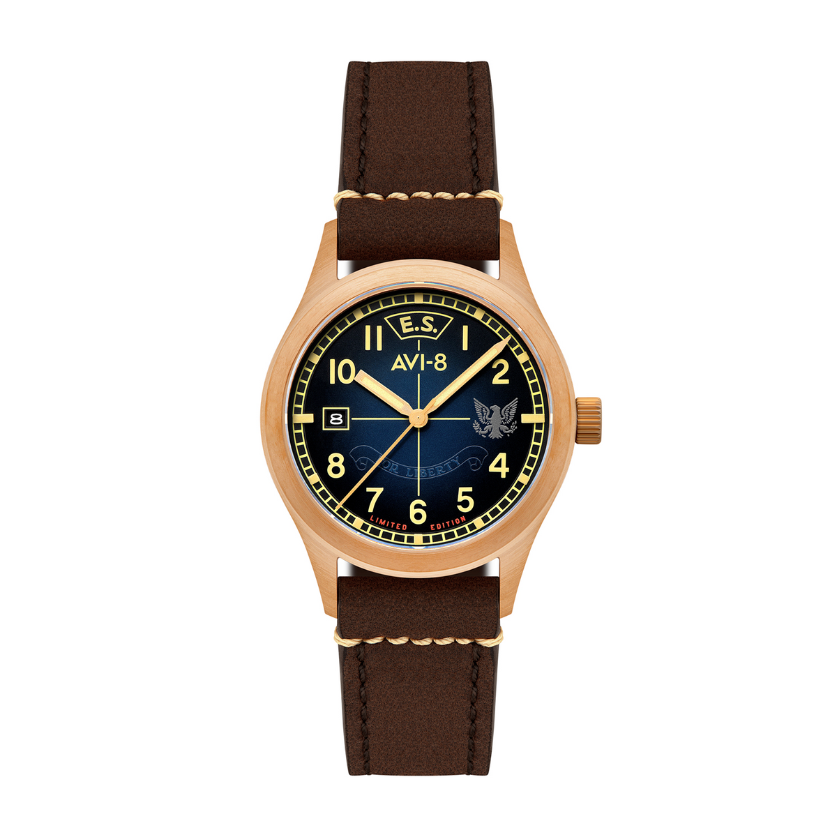 AVI-8 Flyboy Eagle Squadron Bronze Automatic - 85th Anniversary AV-4145-02
