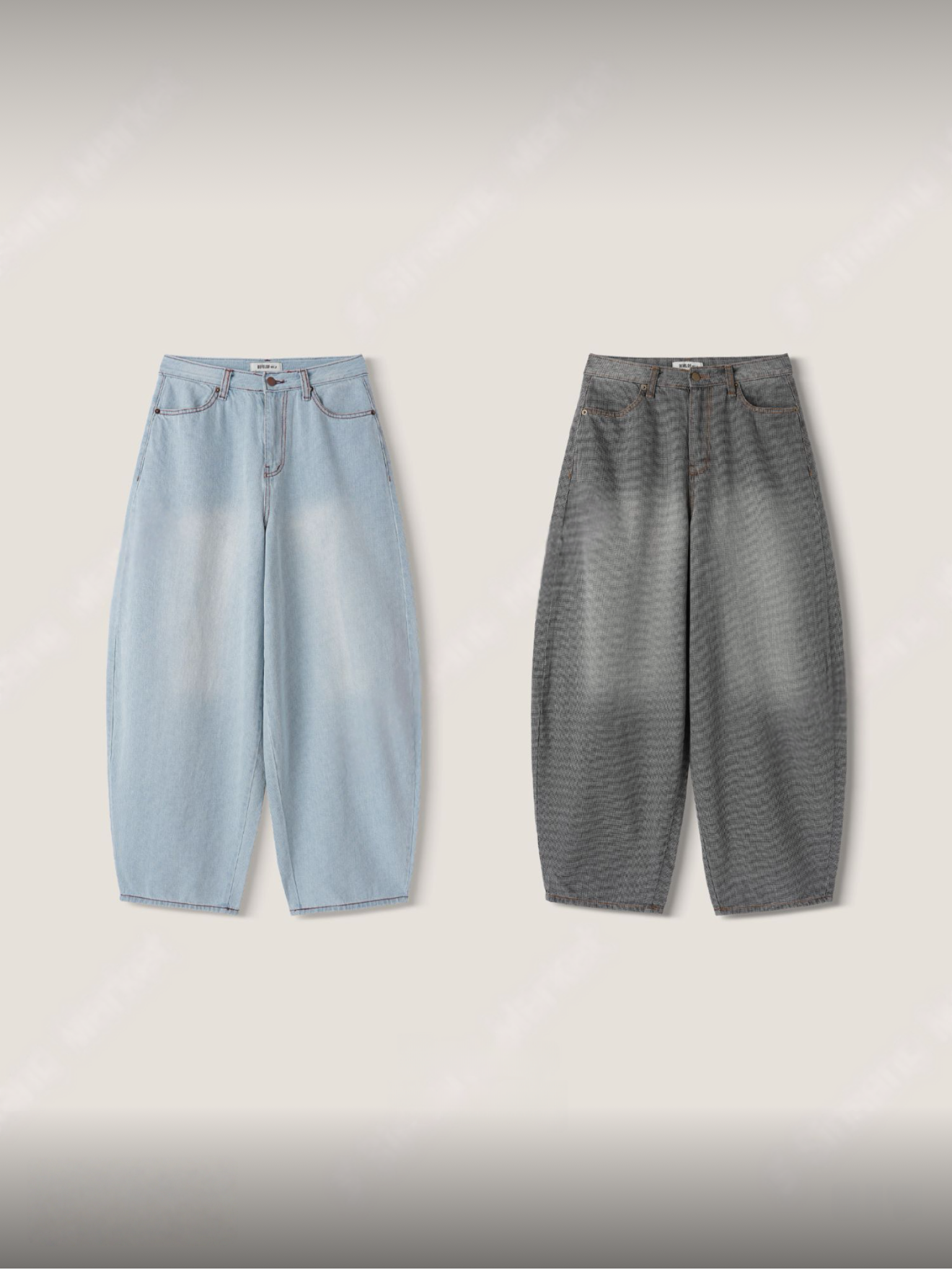 （3月韓國連線） P0227｜韓妹人手一條！基礎洗水色系彎刀褲🎧ྀི♪⋆.✮