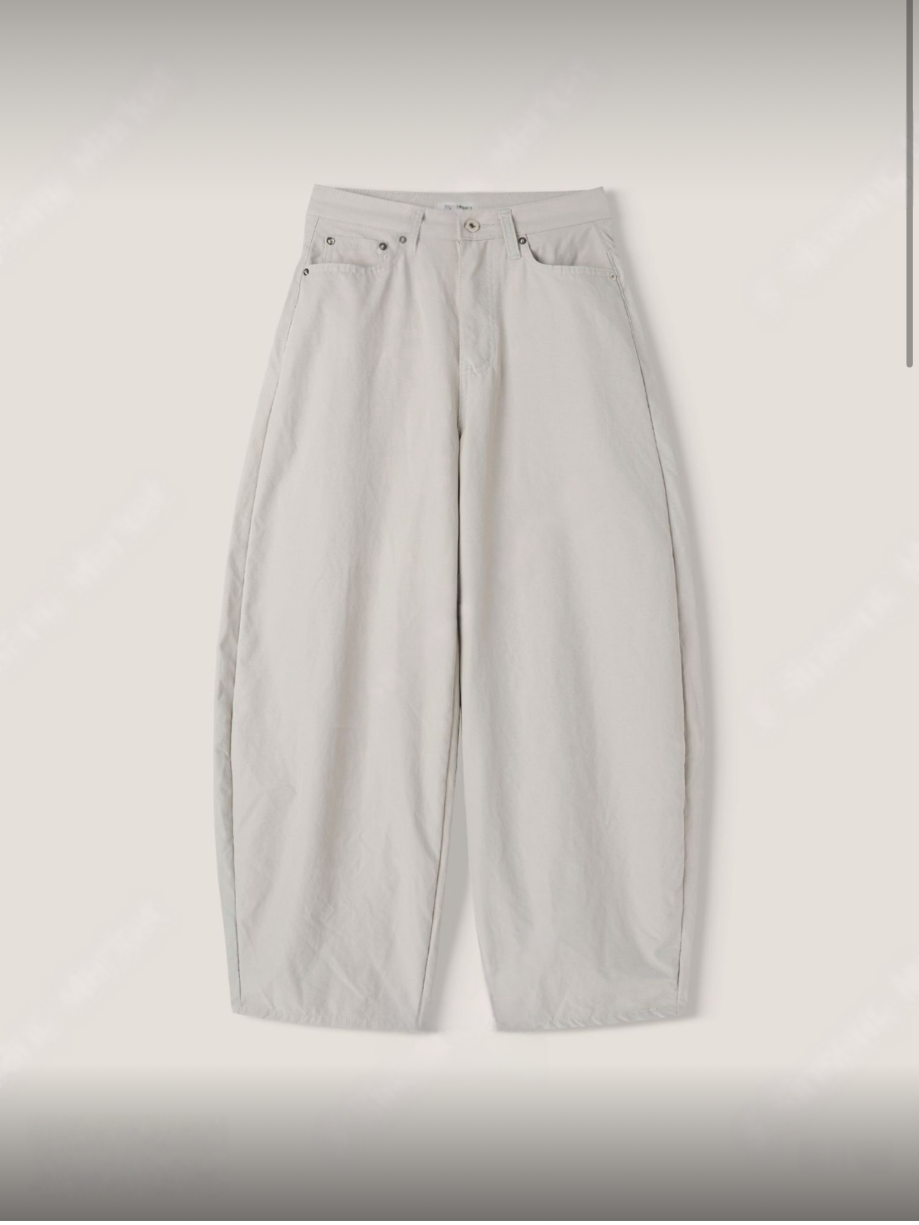 （3月韓國連線）P0230｜淡色系！基礎街頭風彎刀褲‧₊˚ ☁️⋅♡𓂃 ࣪ ִֶָ☾.