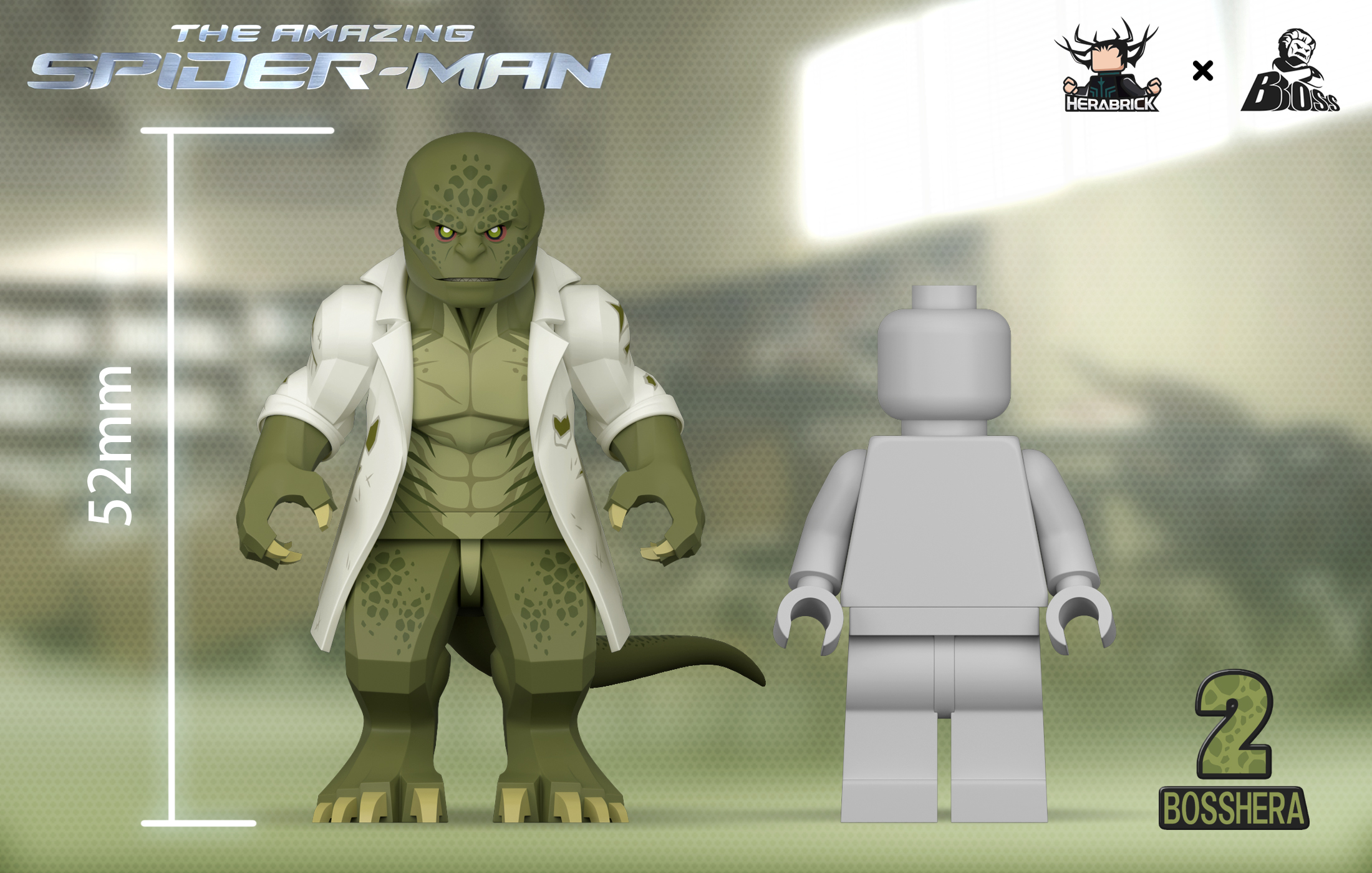 [Boss][Preorder] The Amazing Spider - Man Series "Dr. Lizard" V2 [PADprinted]