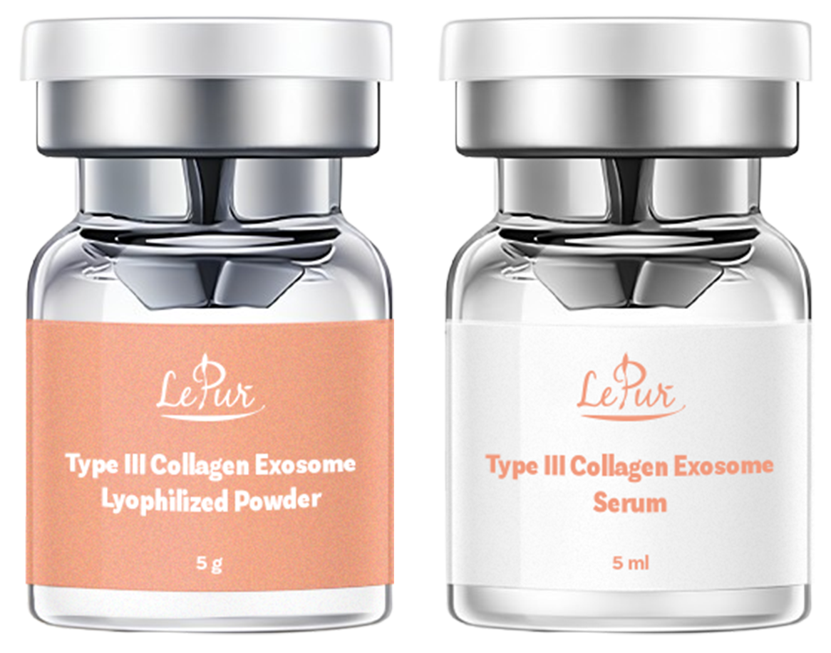 LE250121-E6-LePur III型膠原外泌體凍乾粉套裝 Type III Collagen Exosome Kit(5ml x 5 + 5g x 5) (EXP 20/5/2028) (買1送1，共2件)