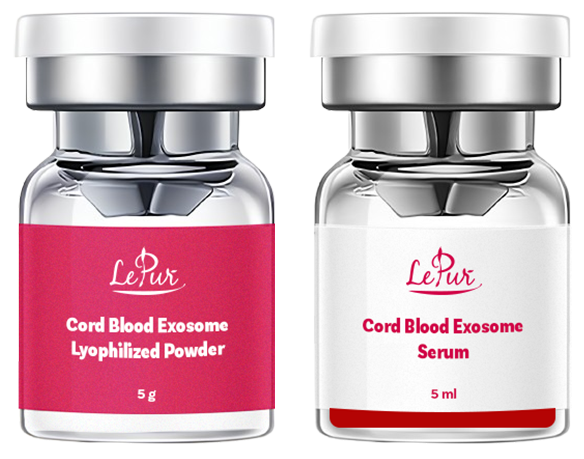 LE250121-E7-LePur 臍帶血外泌體凍乾粉套裝 Cord Blood Exosome Kit (5ml x 5+ 5g x 5) (EXP 20/5/2028) (買1送1，共2件)